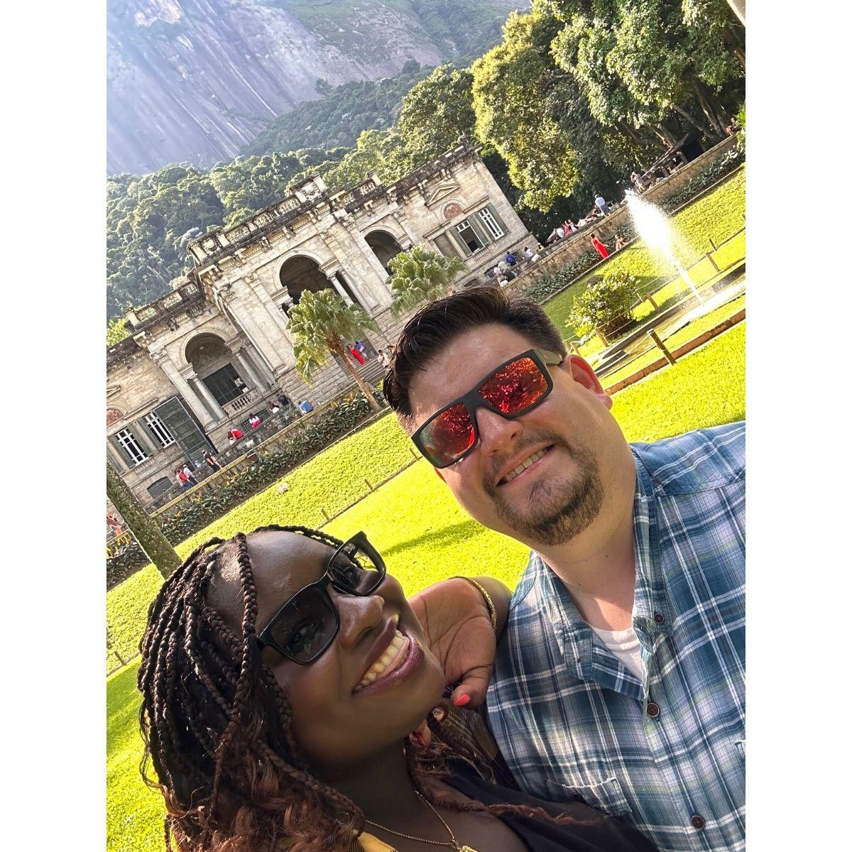 Lunch in the botanical gardens of Rio de Janeiro, 2023