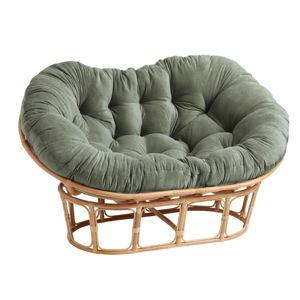Corduroy Double Papasan Chair Cushion