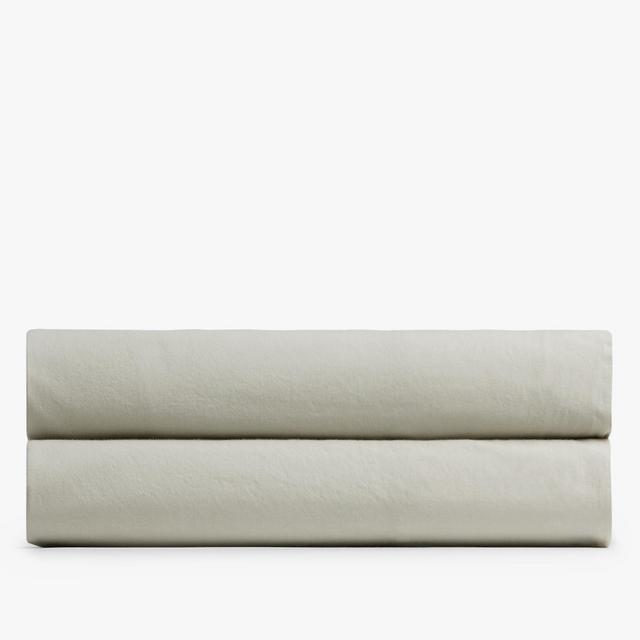Organic Cotton Fitted Sheet - size King, color Willow