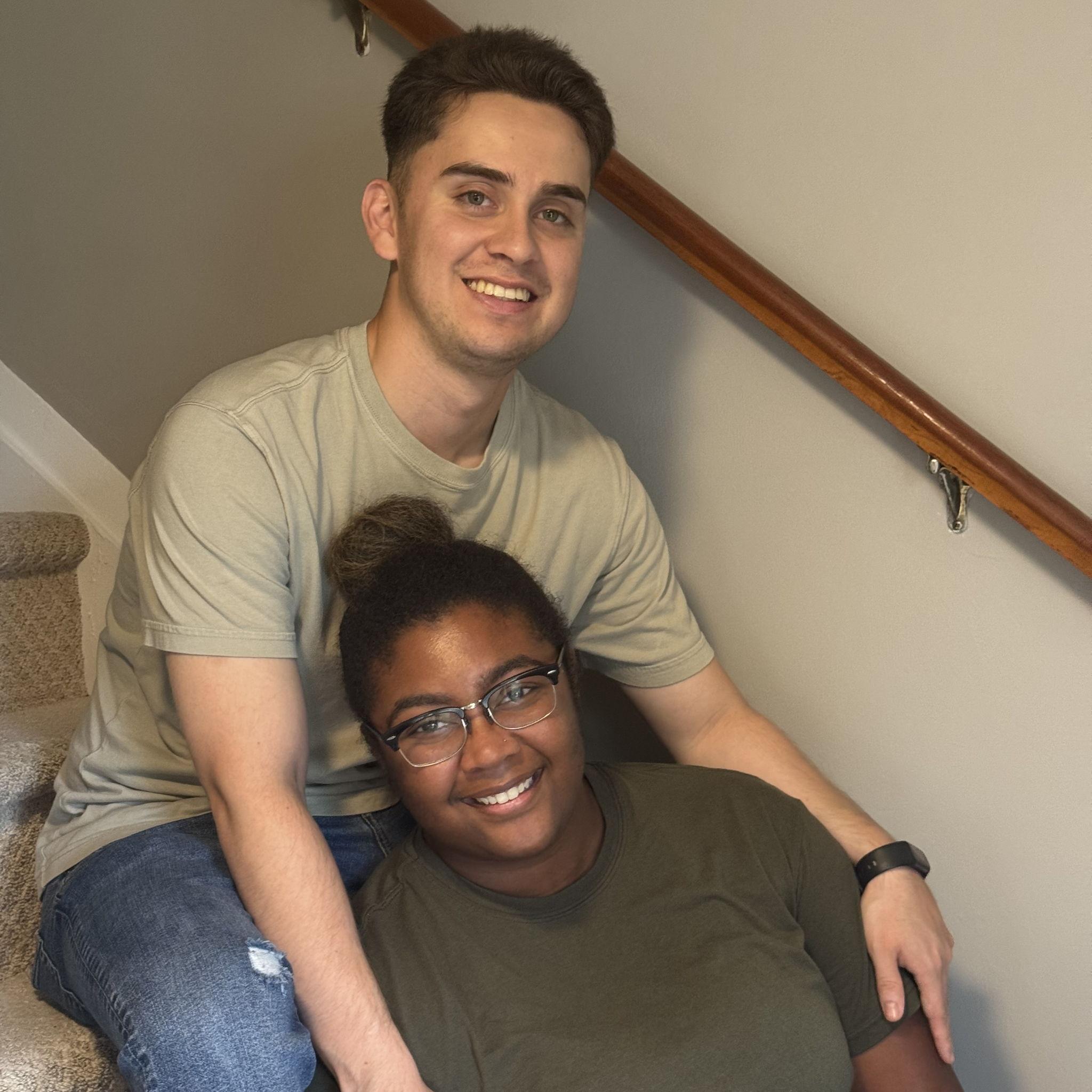 The first picture in our new house!