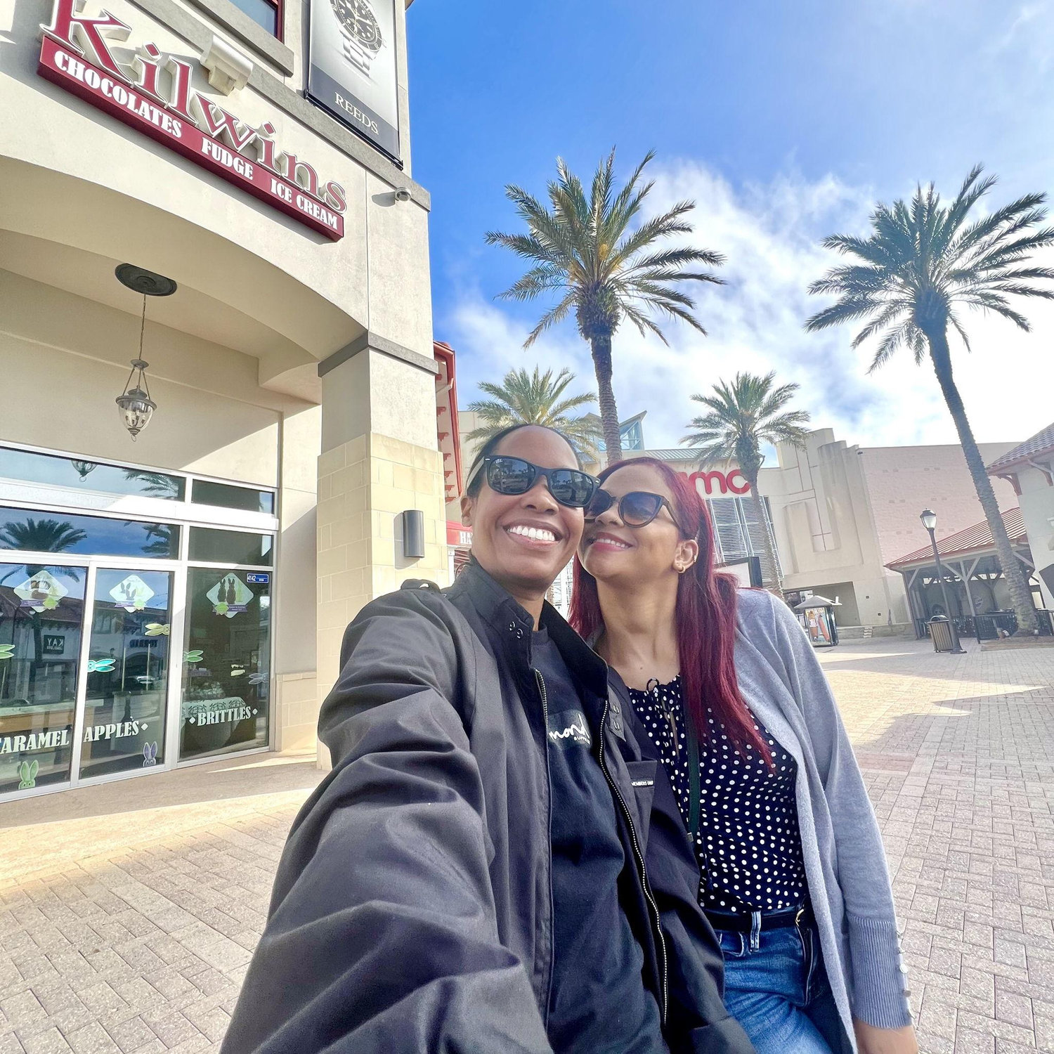 First date was at Kilwins. Everytime we see one, we have to take a photo with it.
