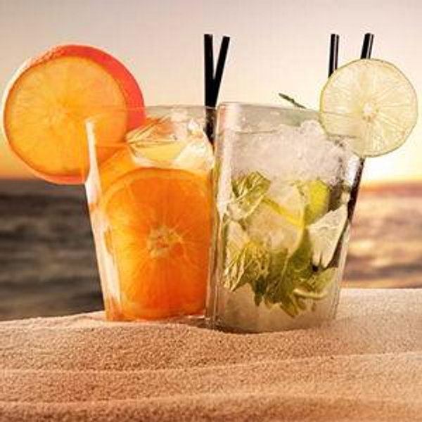 Drinks on the beach!