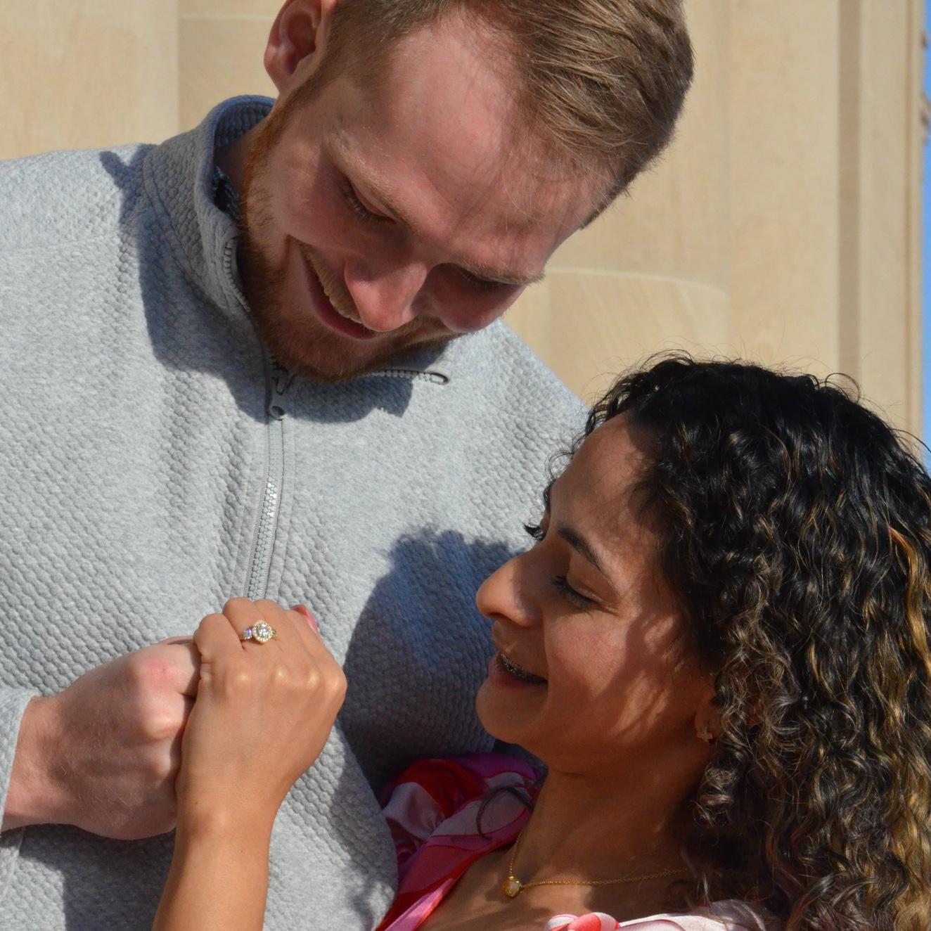 We couldn’t believe the light shining off of grandma Jo Ellen’s diamonds, this day meant the world to her.