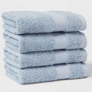 Performance Plus Washcloth - Threshold™ in Light Blue (Set of 4)