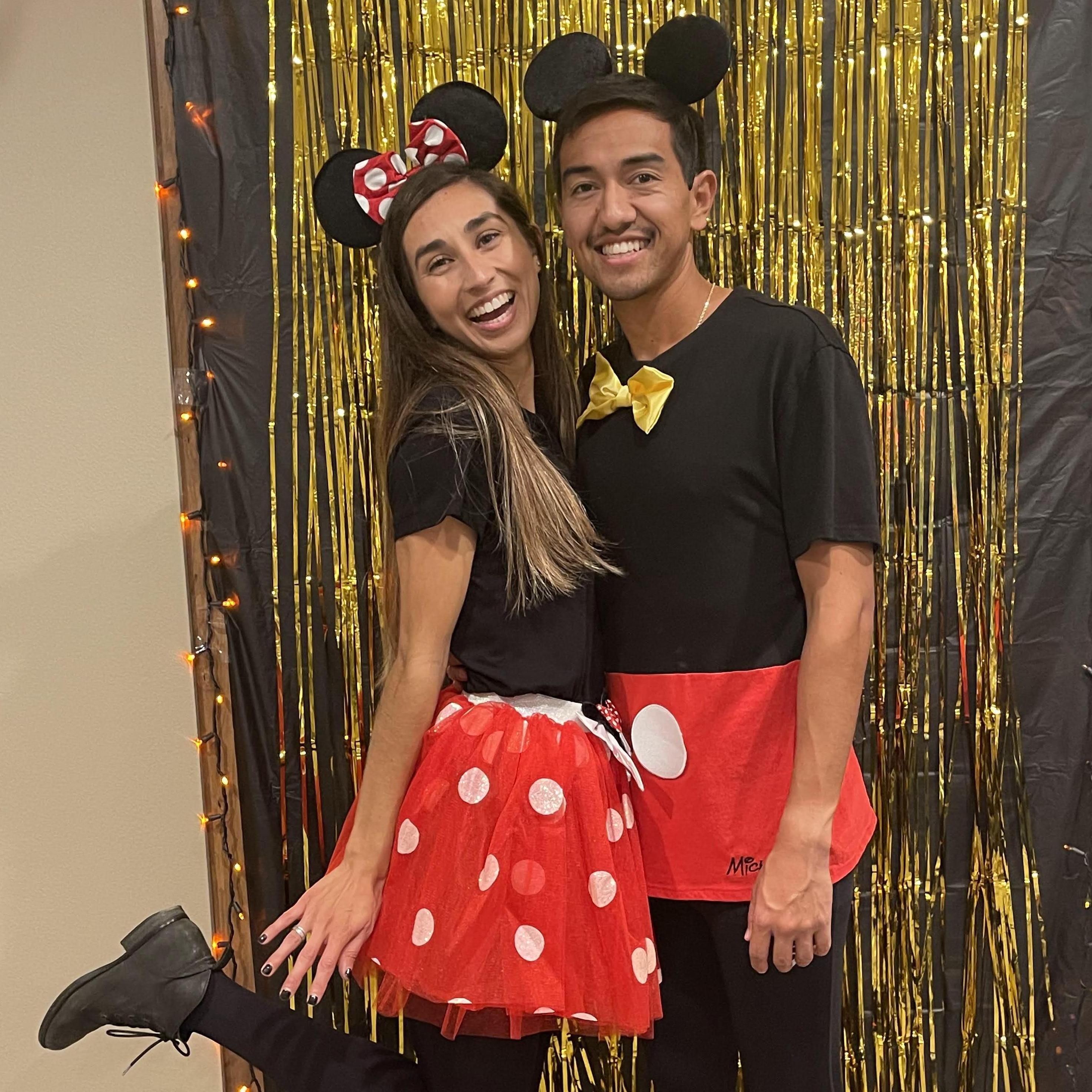 We love hosting parties together! This was Halloween 2021.