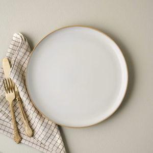 Stone White Lakelynn Salad Plate
