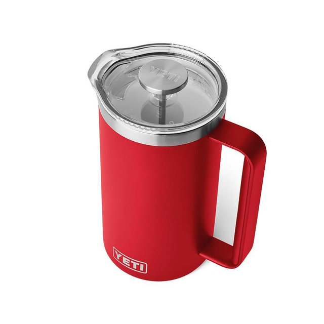 YETI Rambler 34 oz. French Press Coffee Maker, Rescue Red