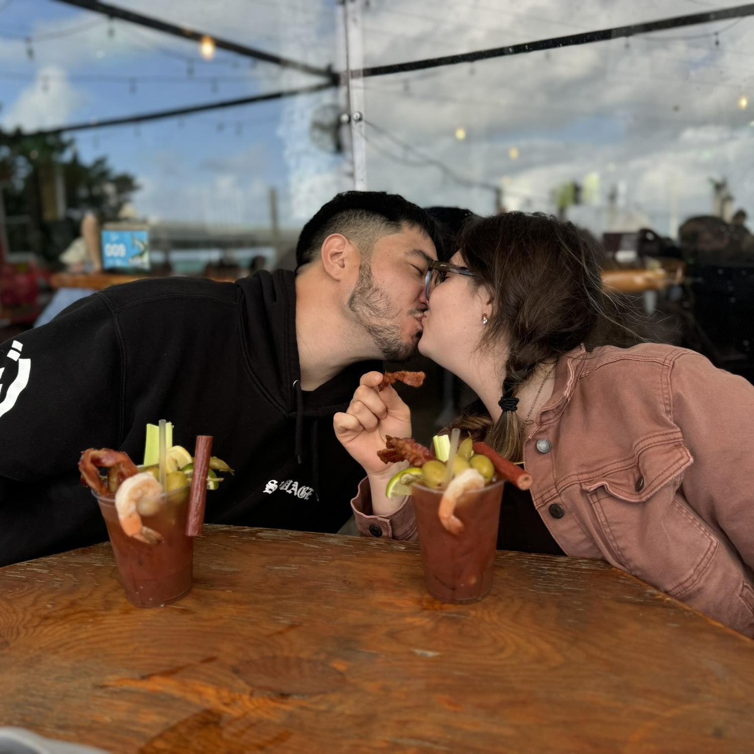 Bloody mary kisses in the Florida Keys