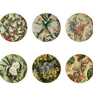 Animalia Dinner Plate 4, Set of 6