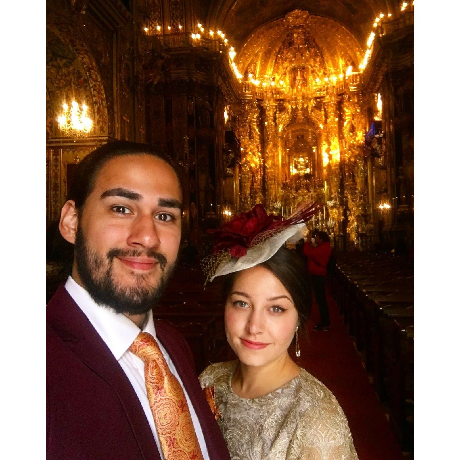 The friends wedding the attended in Granada, Spain. October 2016.