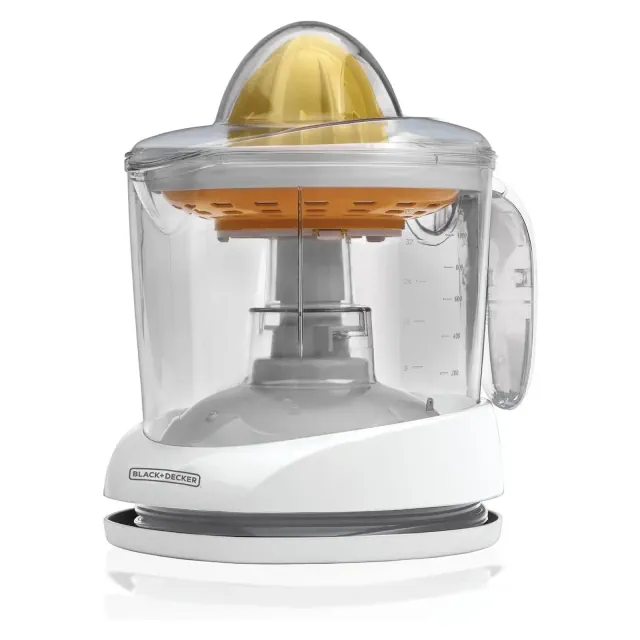 BLACK+DECKER 32oz Electric Citrus Juicer, CJ625, Pressure Activated, Adjustable Pulp Control, Dishwasher-Safe