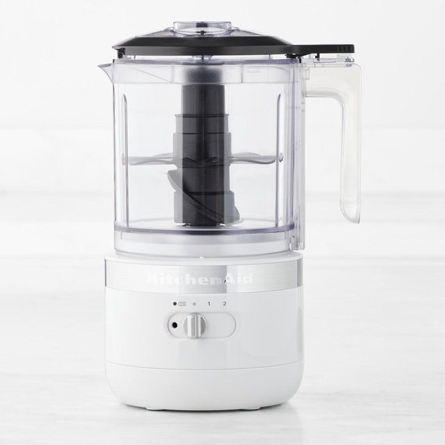 KitchenAid Cordless 5-Cup Food Chopper, White