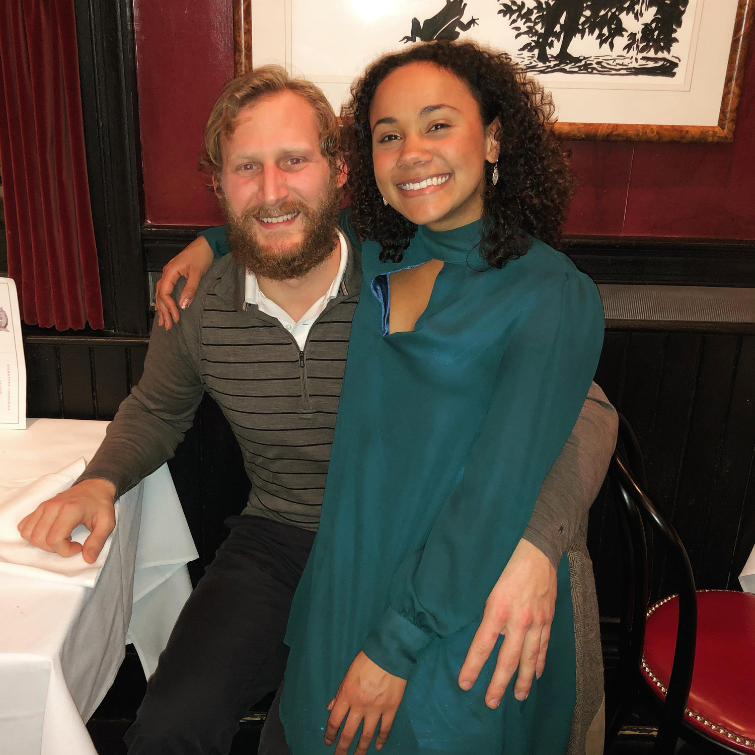 Anton’s official departure from his roaring 20s! Birthday dinner at Lindey’s (yum! 😋)