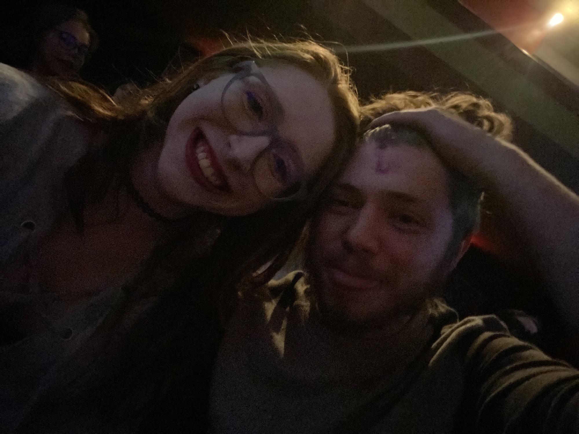 Zach loses his “virginity” at Rocky Horror Picture Show.