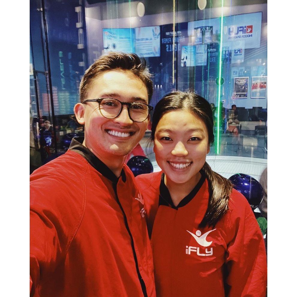 Indoor sky diving in Ontario