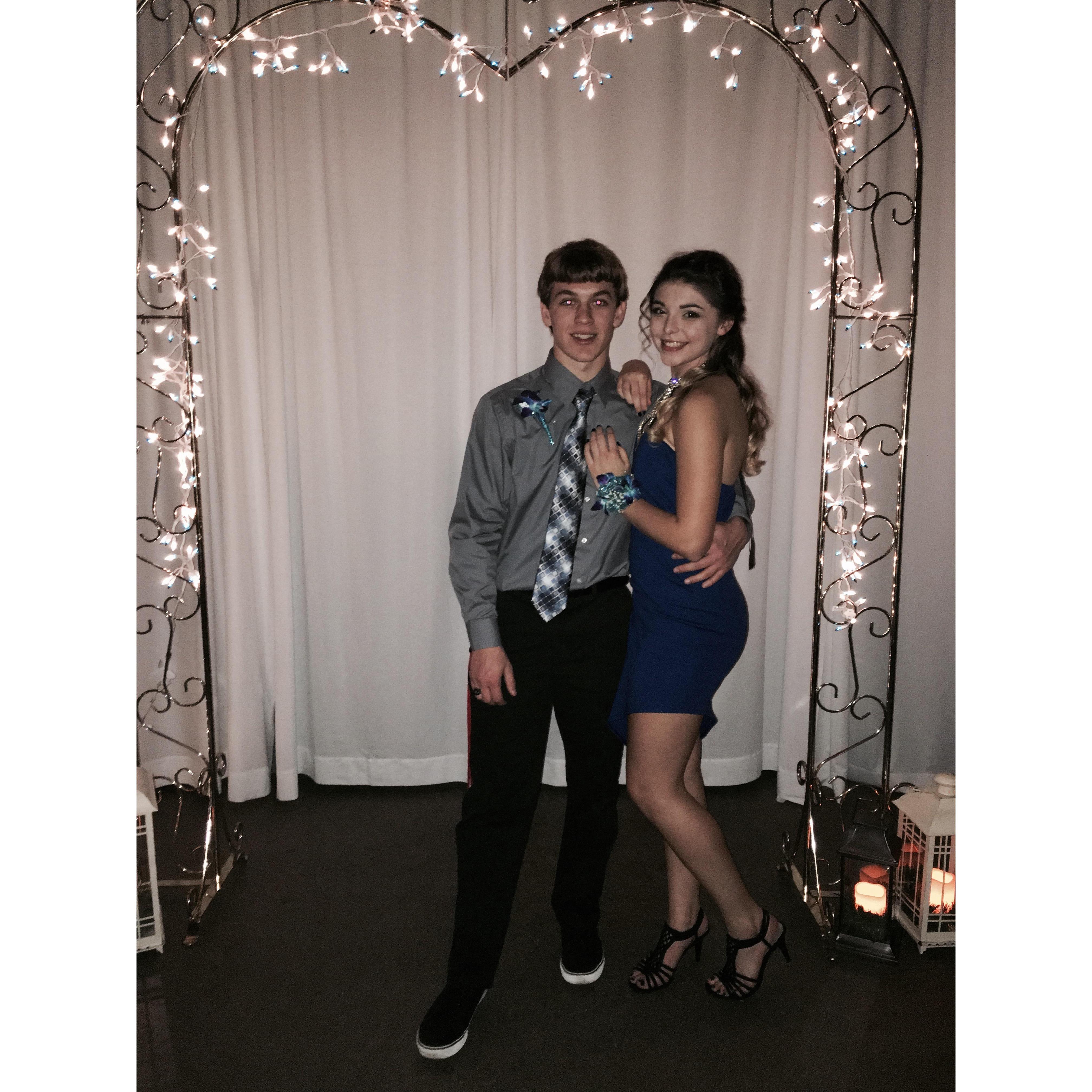 The sweetest 16th birthday spent at our first semi-formal.