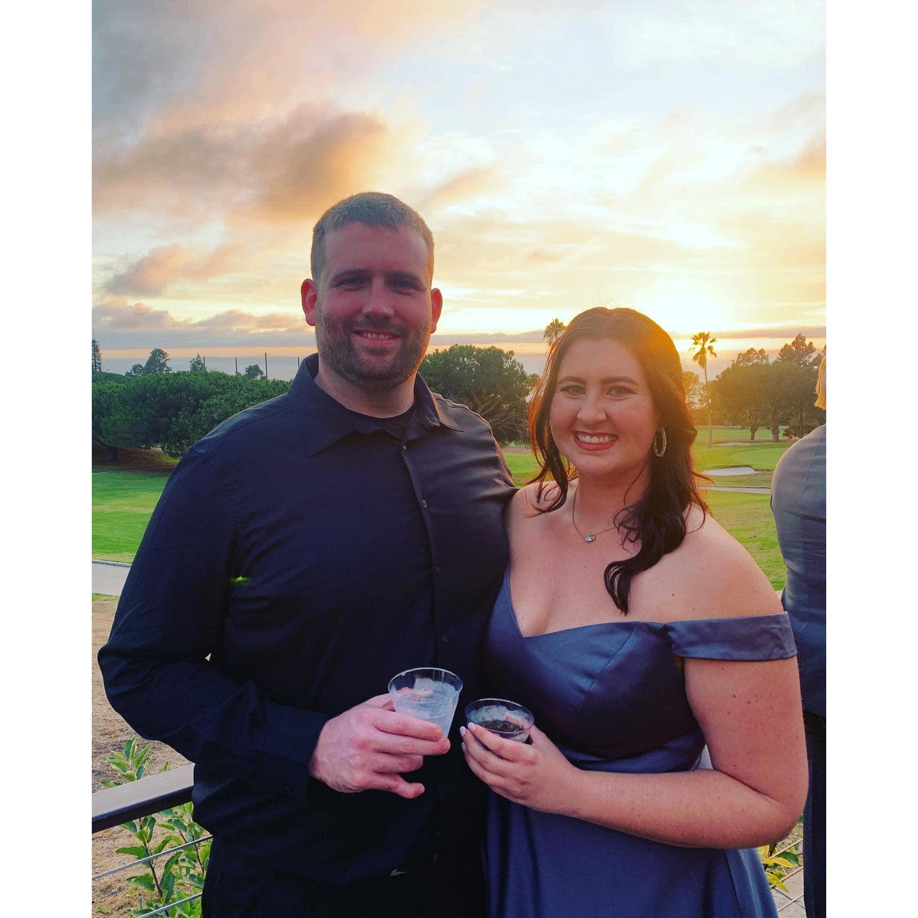 At Danielle and Jason's wedding Oct 2021