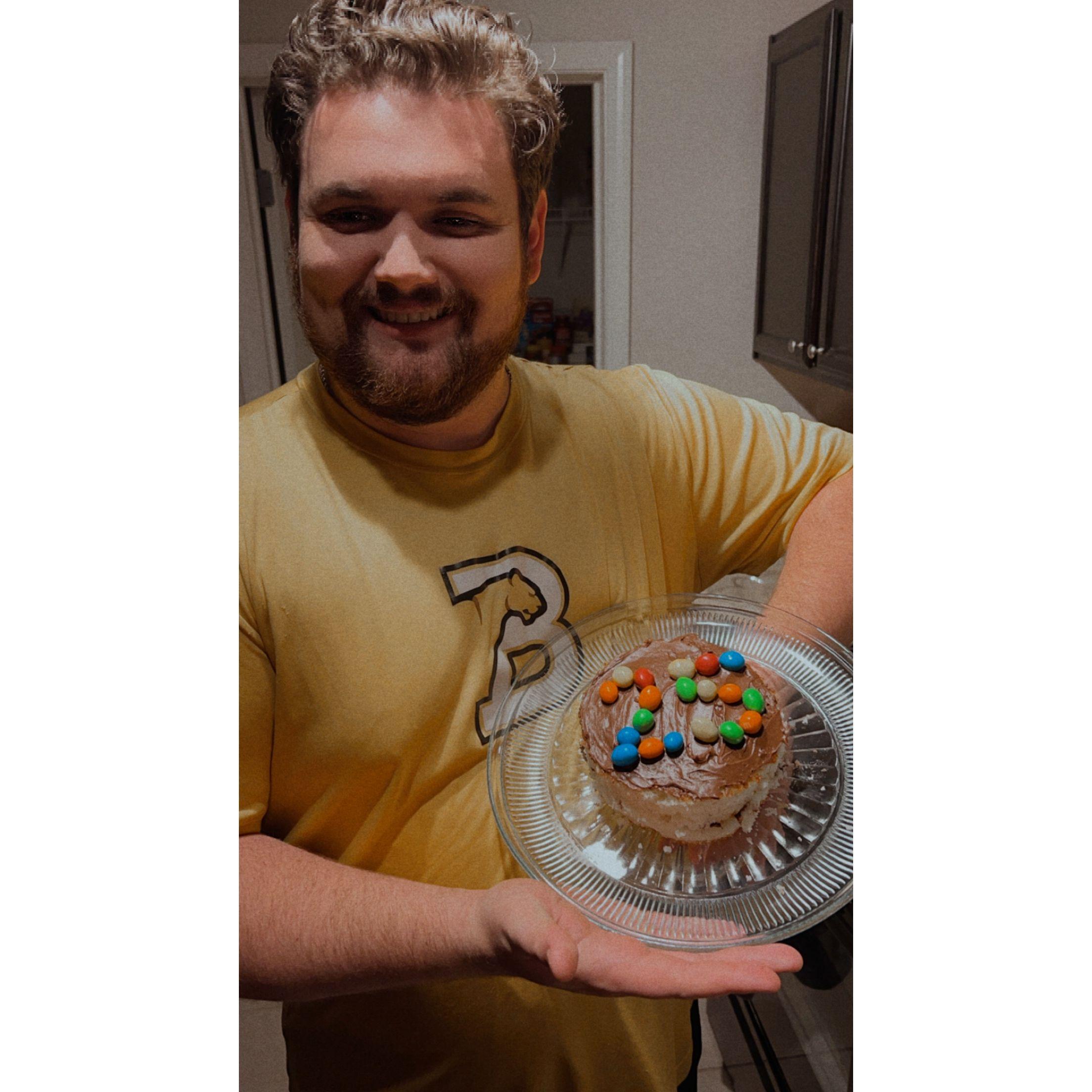 Made a cake for Lindsey's 25th birthday.