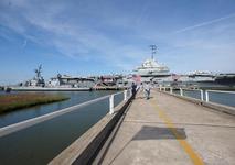 H.L. Hunley Submarine/USS Yorktown