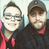 Our first Halloween passing out candy