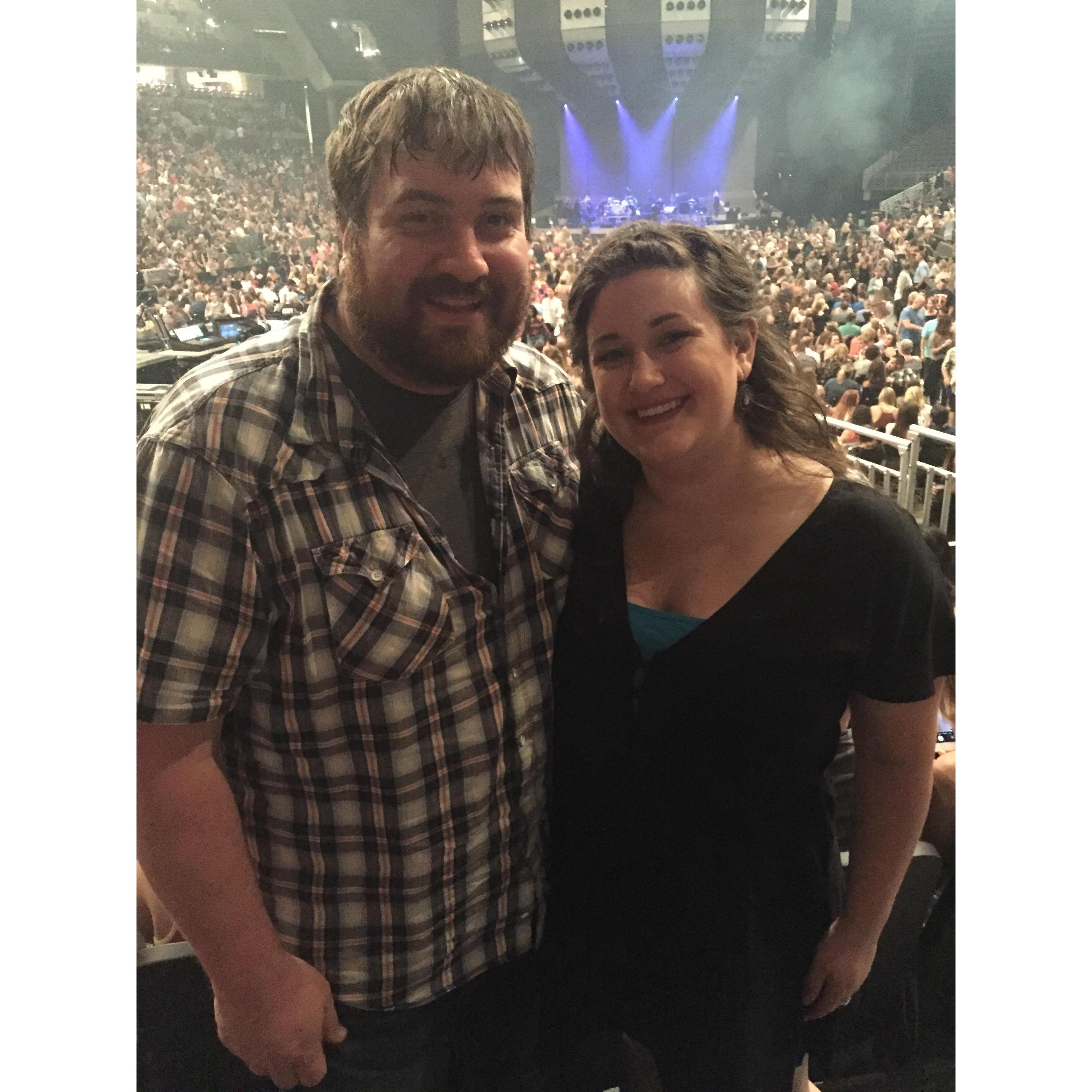 September 2017 - for Julia's birthday in April, Rance got two tickets to see Ed Sheeran in Omaha. He's Julia's favorite. Rance was even impressed by the show!