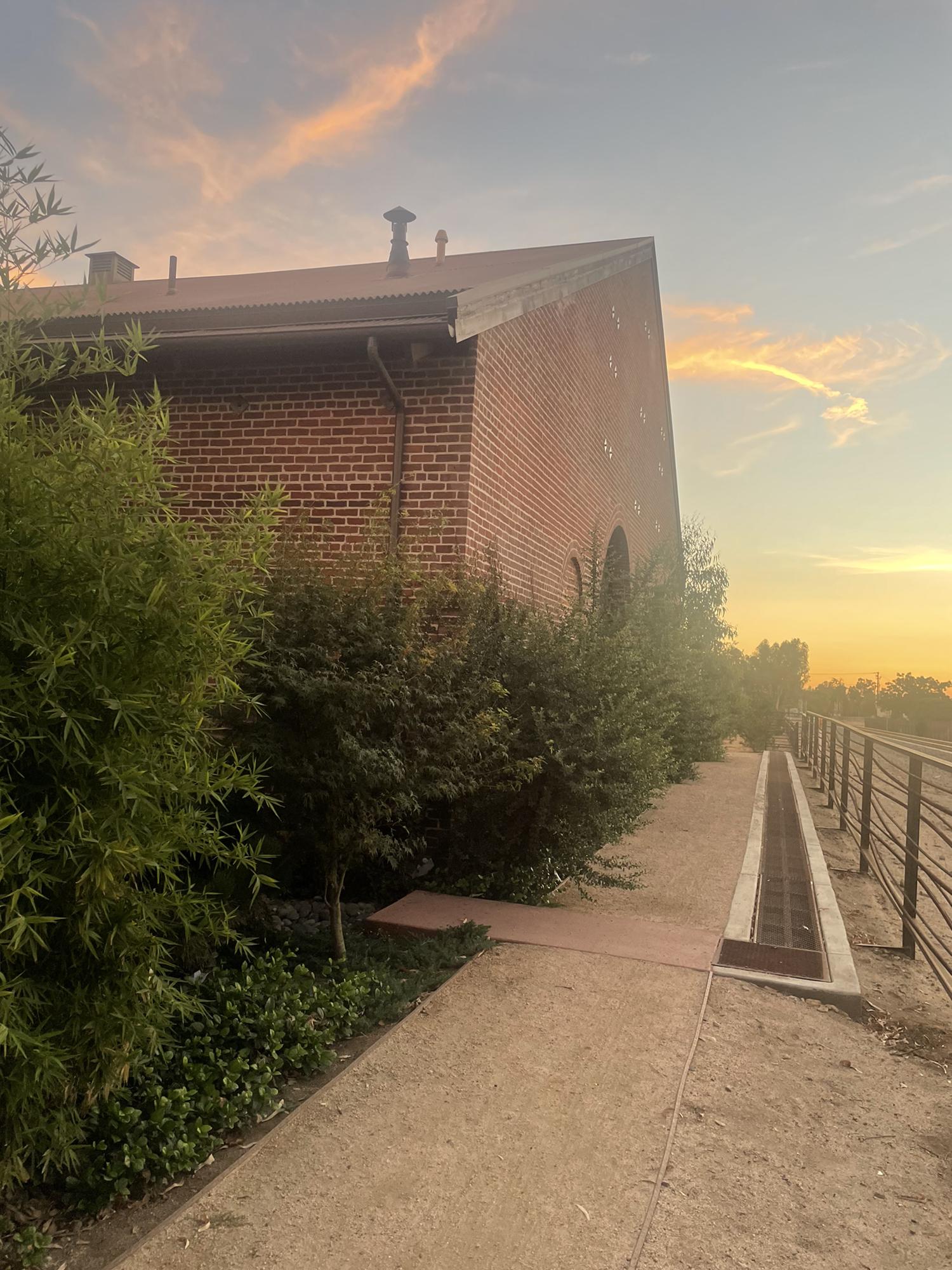 The side of our beautiful brewery.