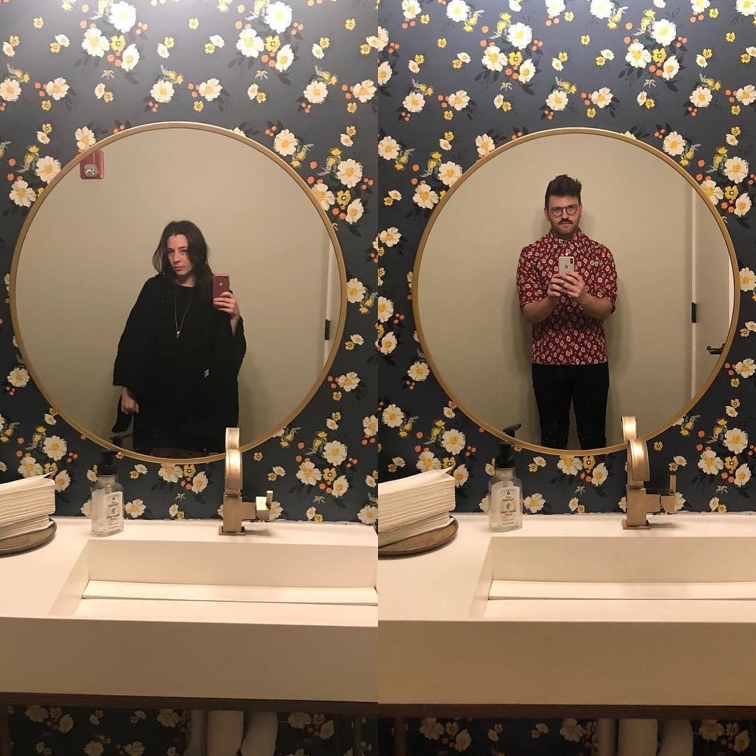 2019 not long after I got home from my ruptured appendix. I still had drains under my sweater, but we managed to have a nice Valentines Day.