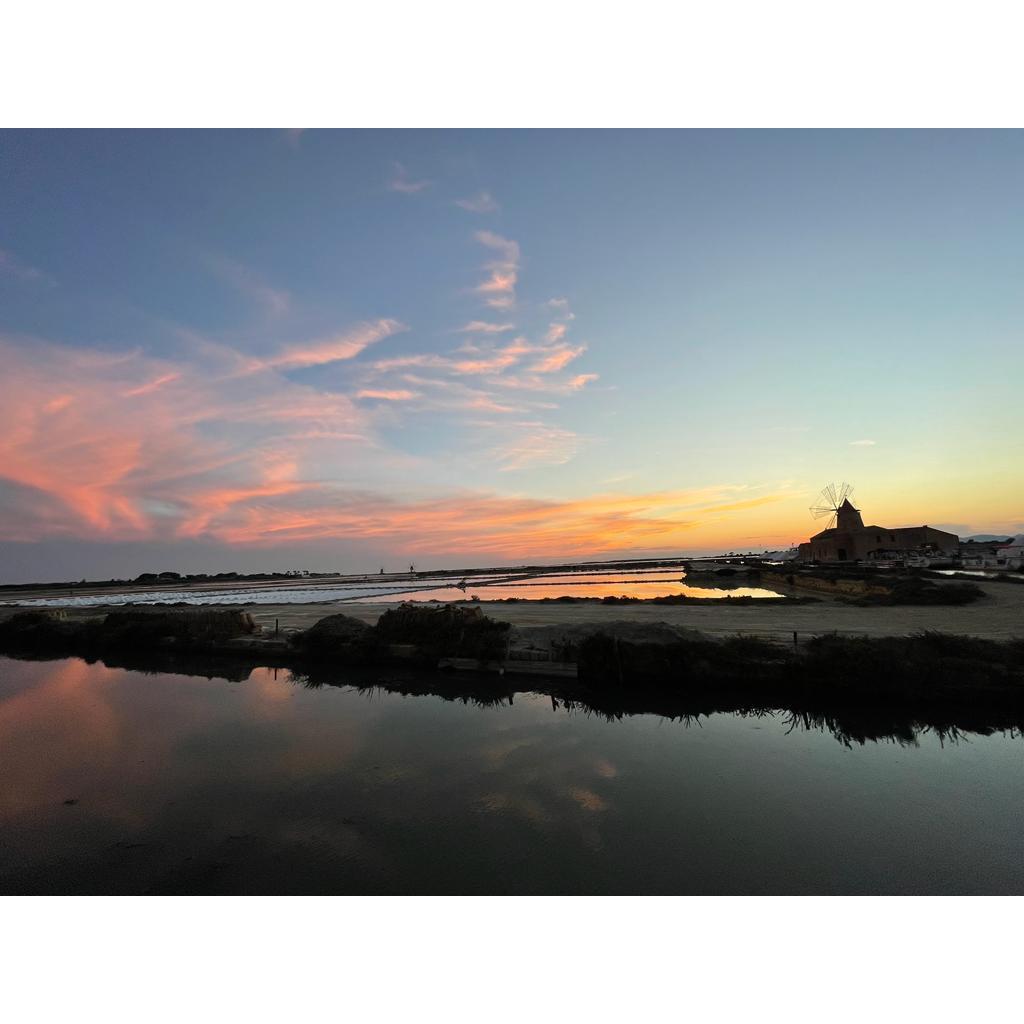 Sunset at the Saline