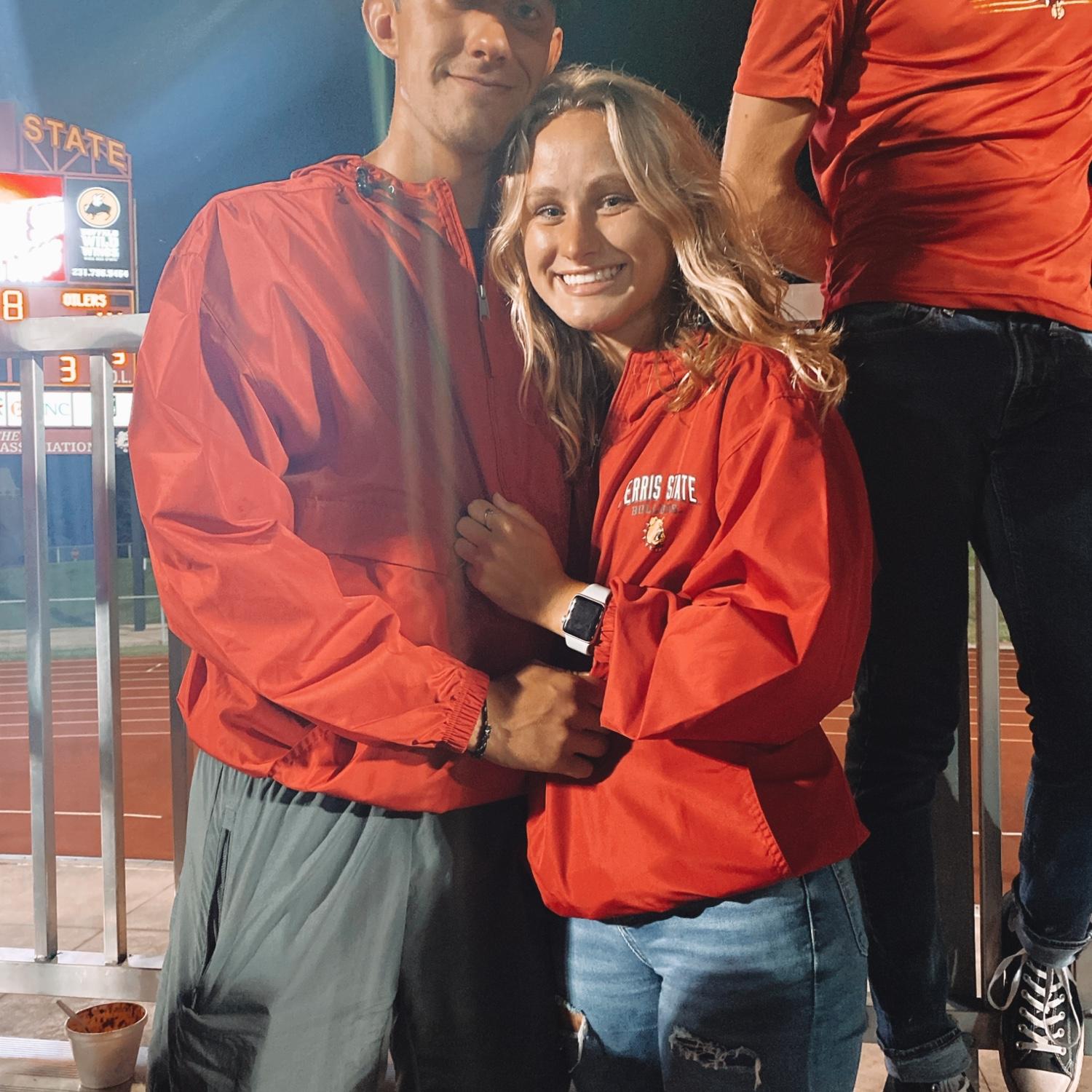 Robby’s first time at a Ferris State football game