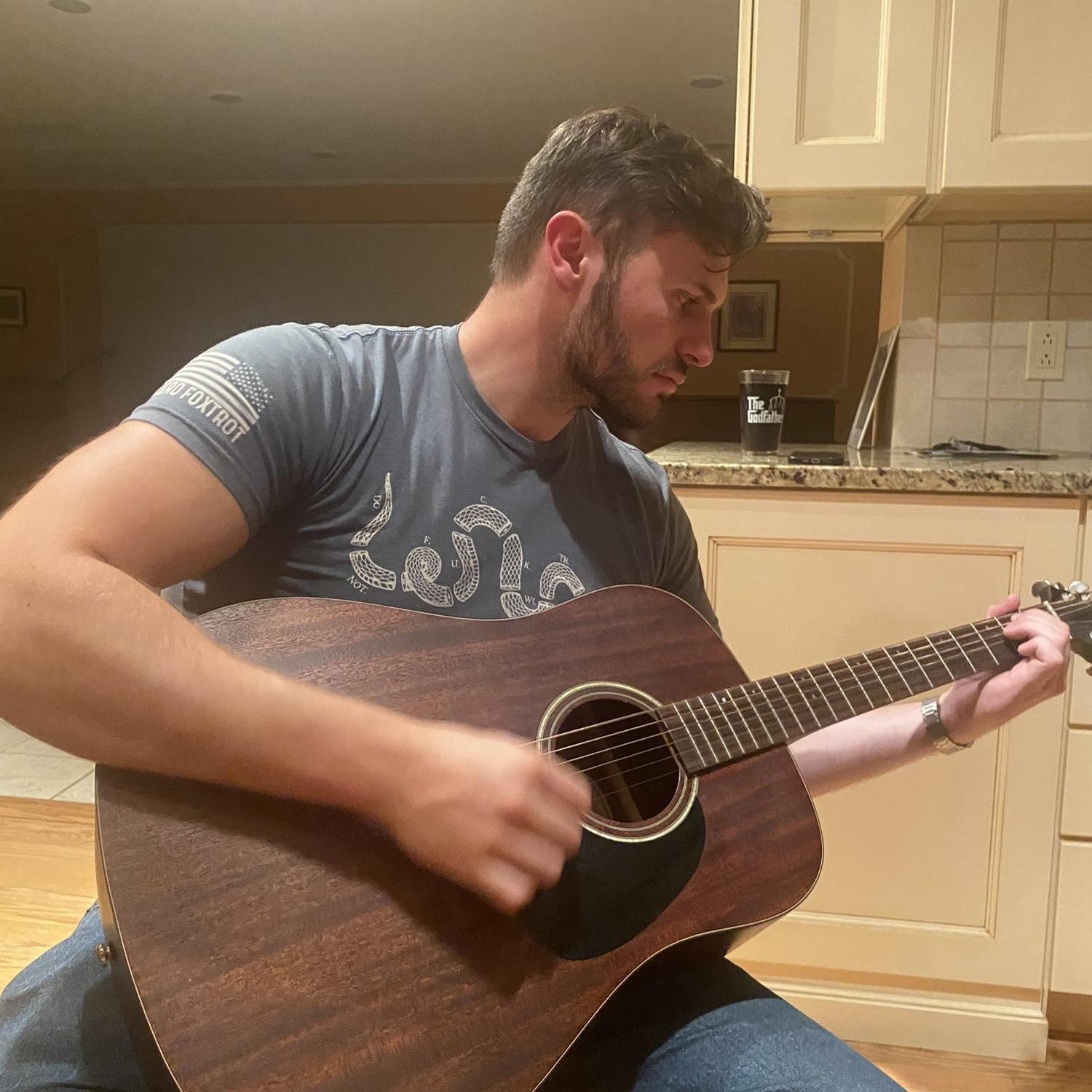 Nights at home playing guitar are truly the most lovely