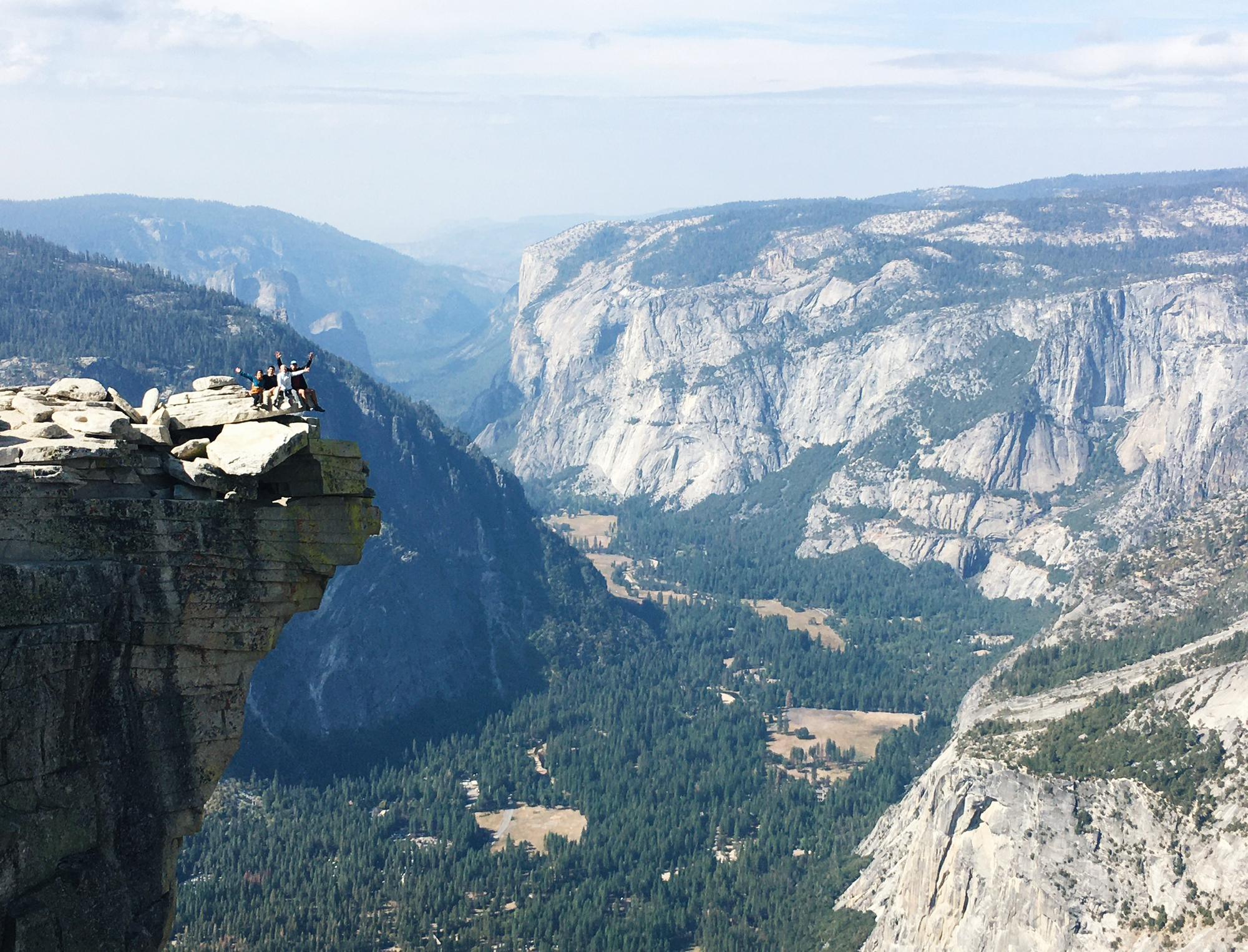 What an epic day!!! View of Yosemite Valley from the diving board (October 2021)