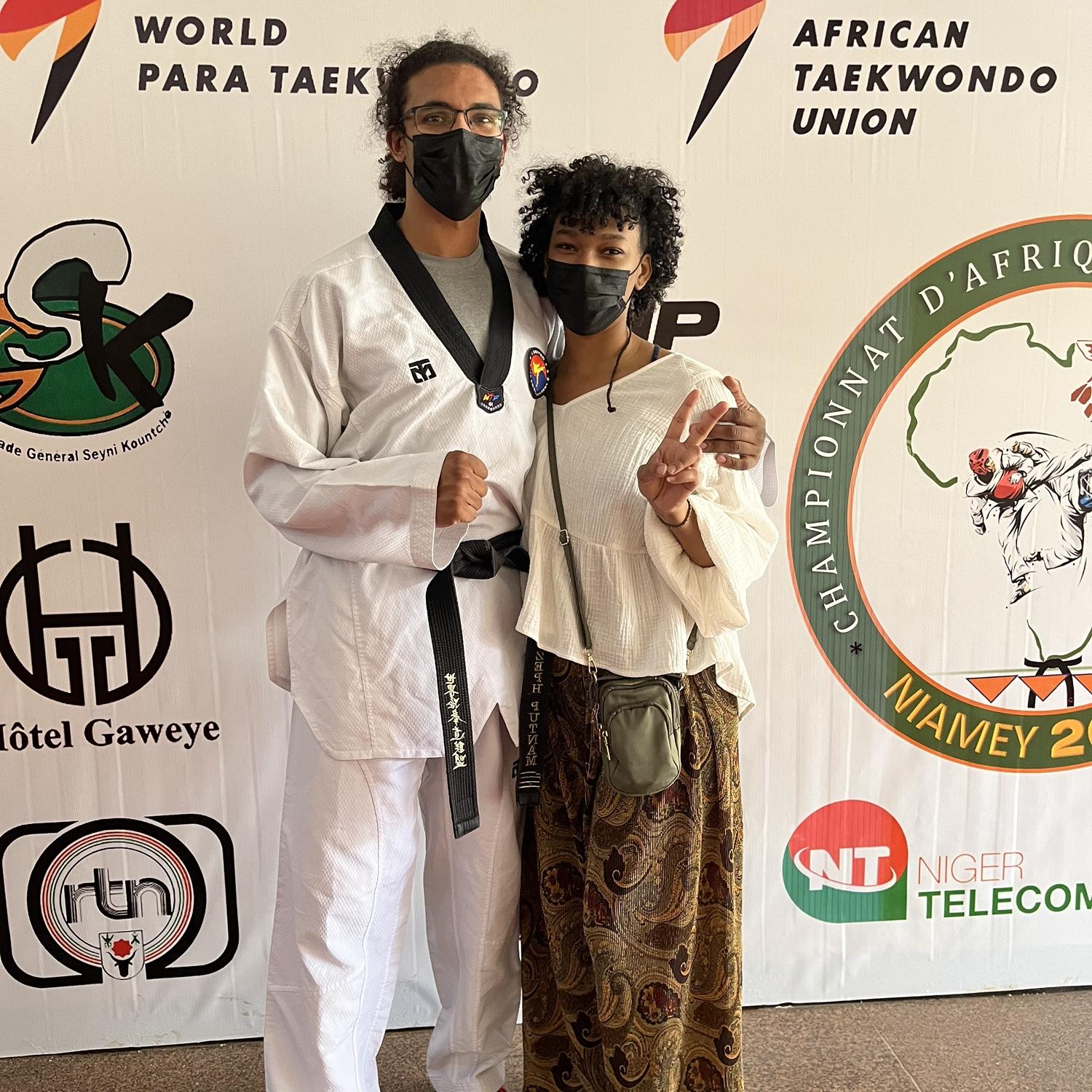 This is when we went to Africa together, Zeph competed in the Niger open in Niamey. What a great experience! 🇳🇪