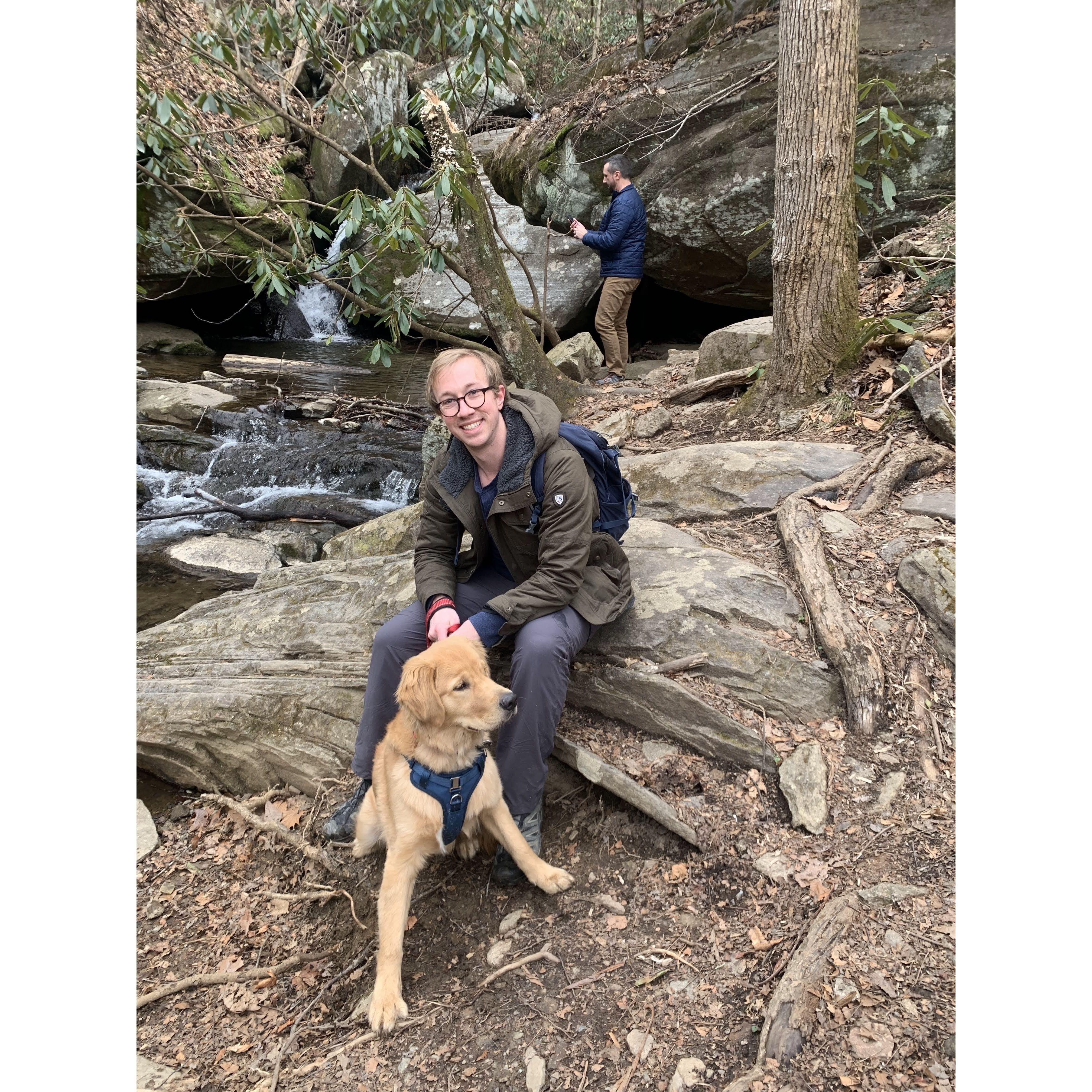 Our first family hike in Asheville, NC.