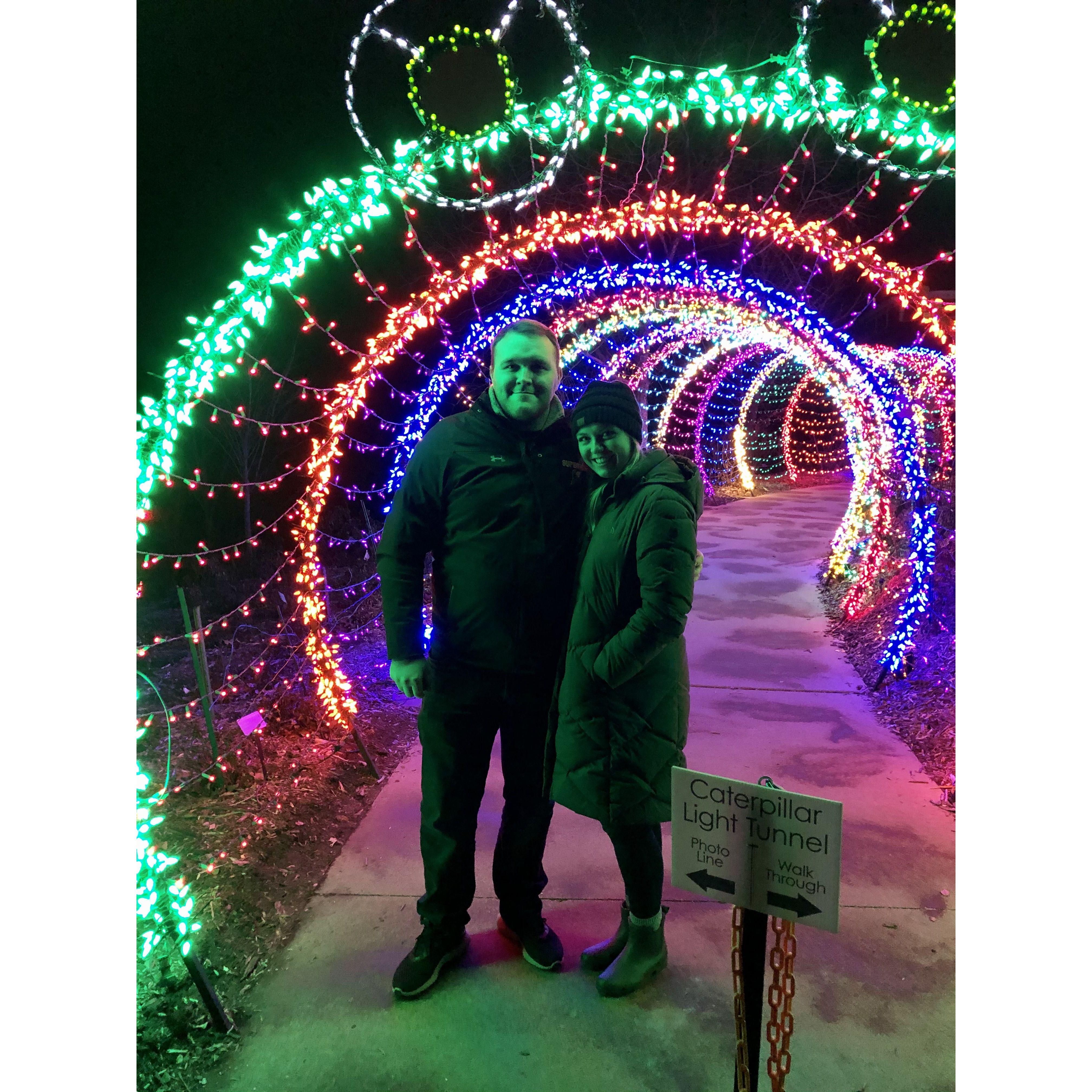 1st photo together-the night CJ asked Anna to be his girlfriend!!