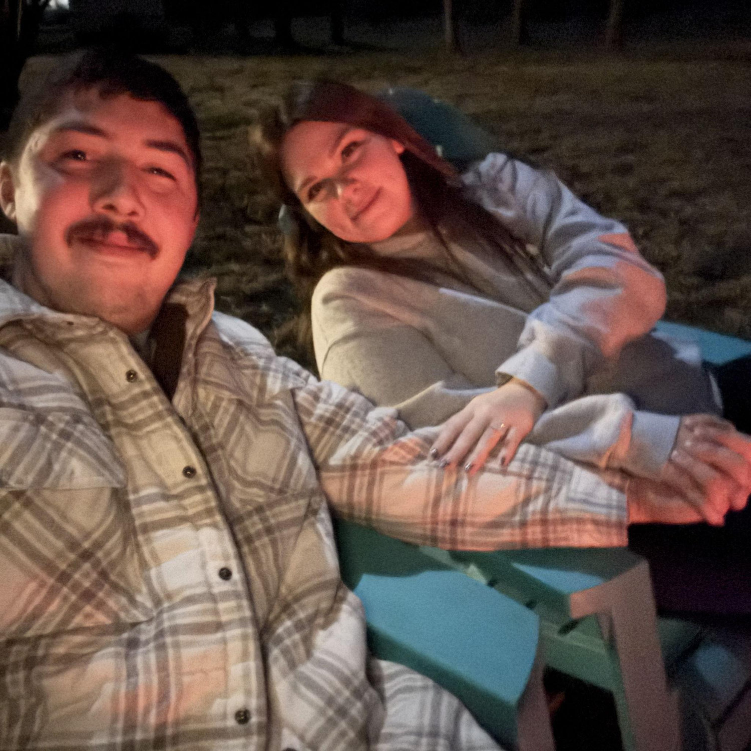 By the Fire at Kollin's house