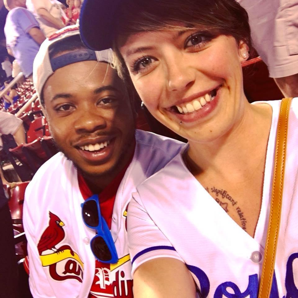 When it comes to baseball (my favorite sport...) Dj is a St. Louis Cardinals fan and I am a Kansas City Royals fan. Of course, we had to attend a Cards vs. Royals game!