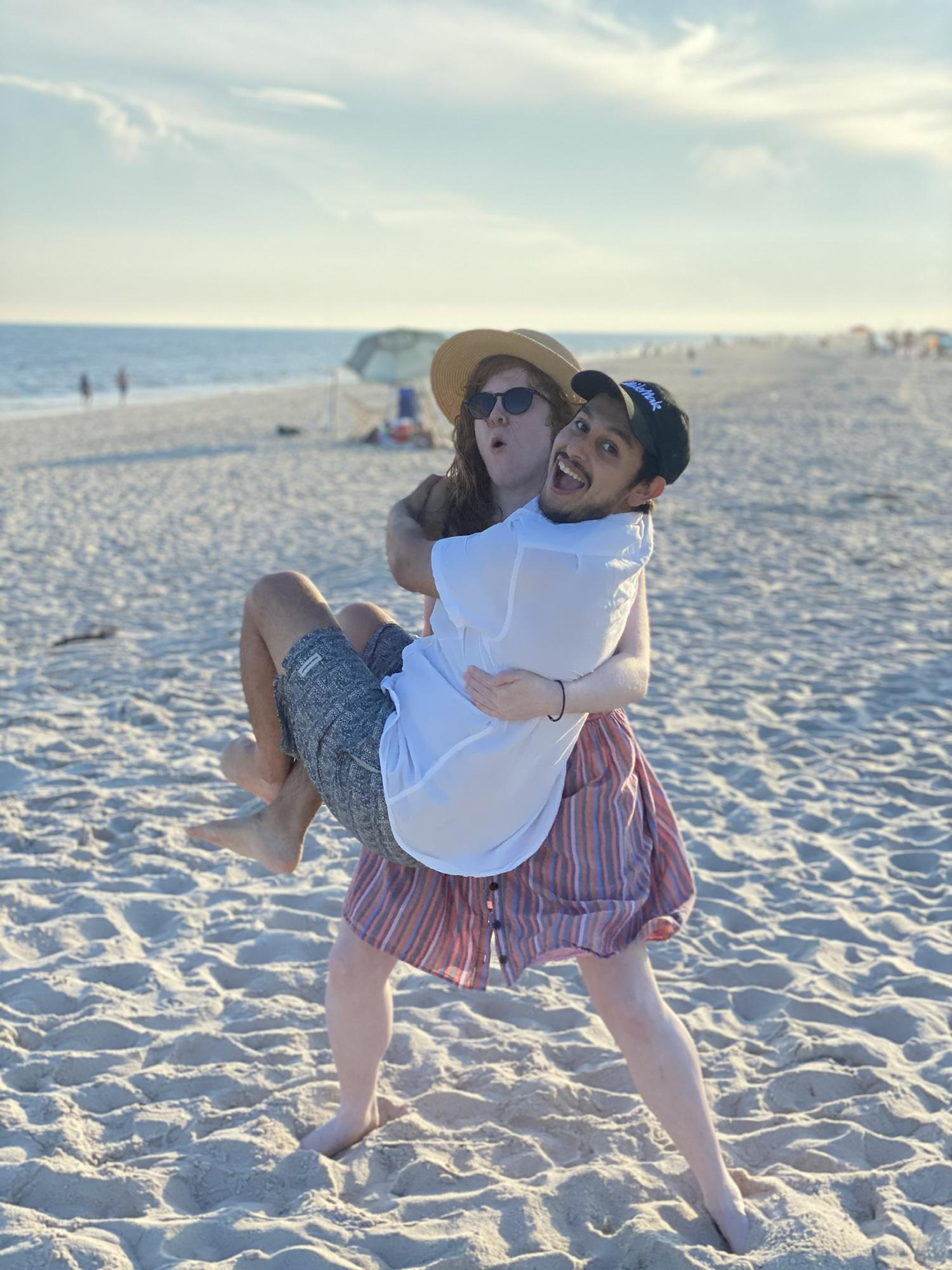 New York beaches, where we learned to swim in the ocean and carry one another when the sand got rough.