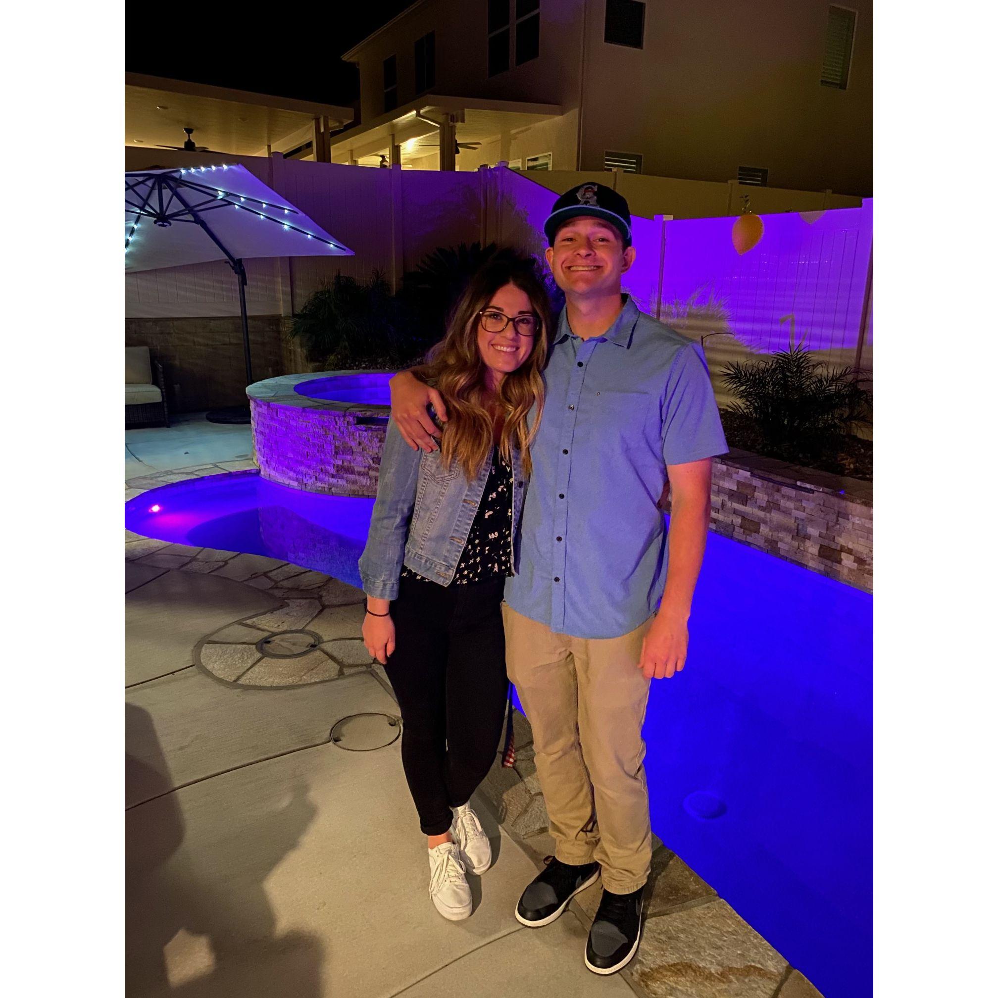 One of our first pictures together!