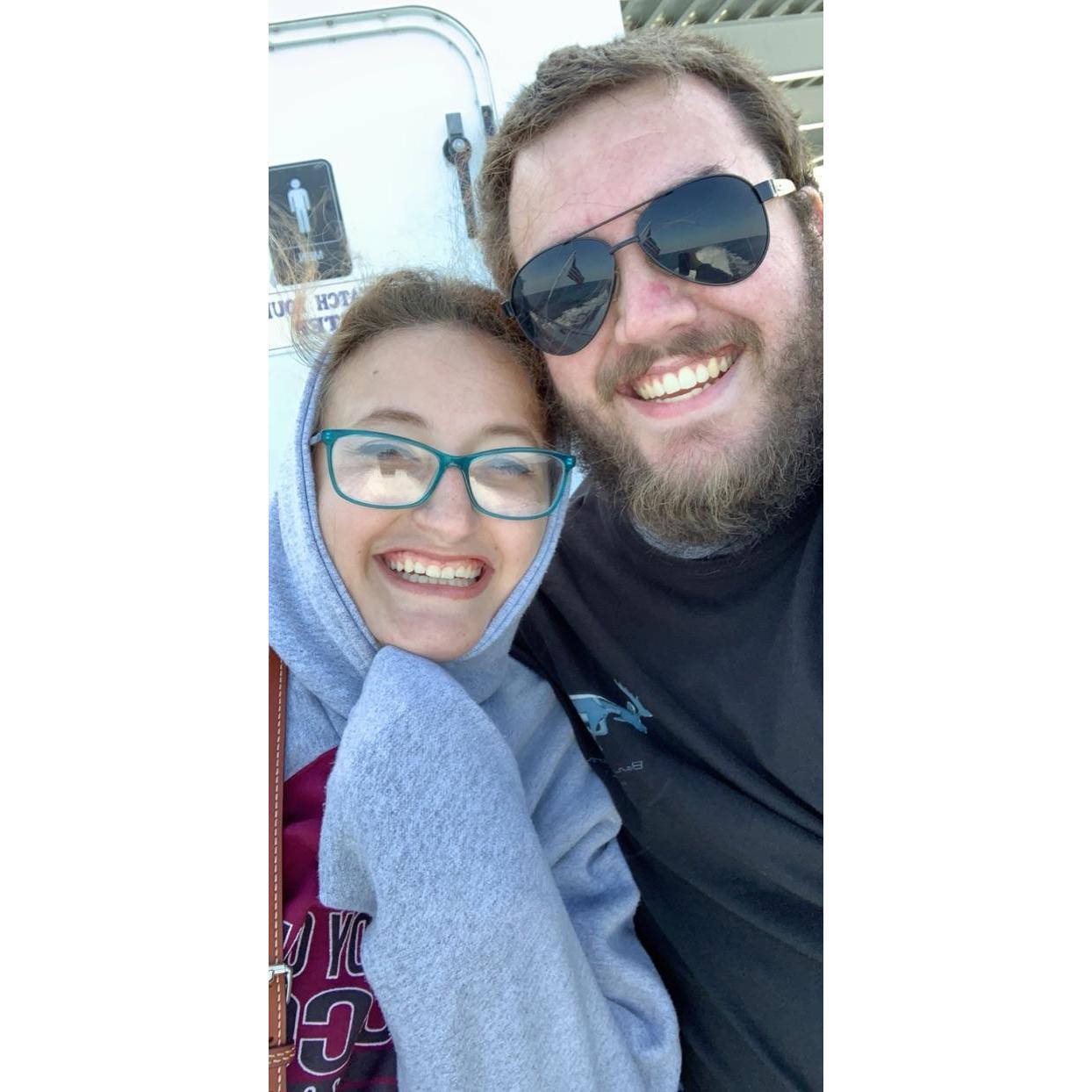 2019 | Kevin and his "little Russian woman" on their whale watching adventure in Maine