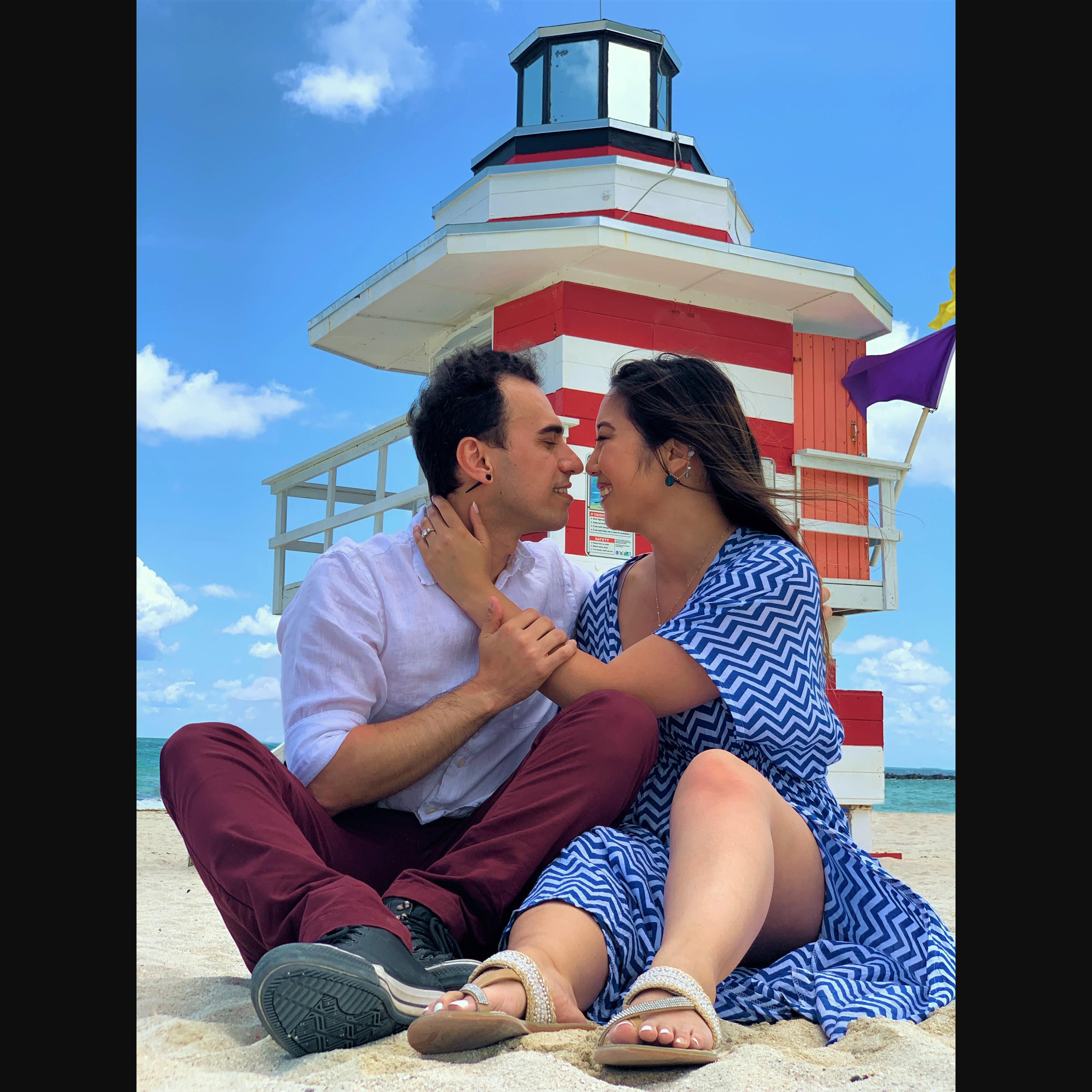 Our own little engagement shoot in Miami, FL. <3