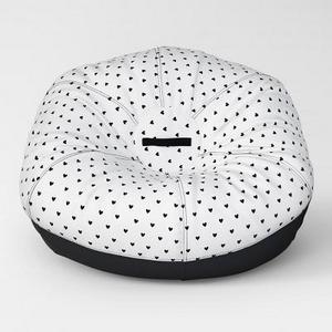 Jumbo 40" Two Tone Removable Cover Bean Bag Hearts - Pillowfort™