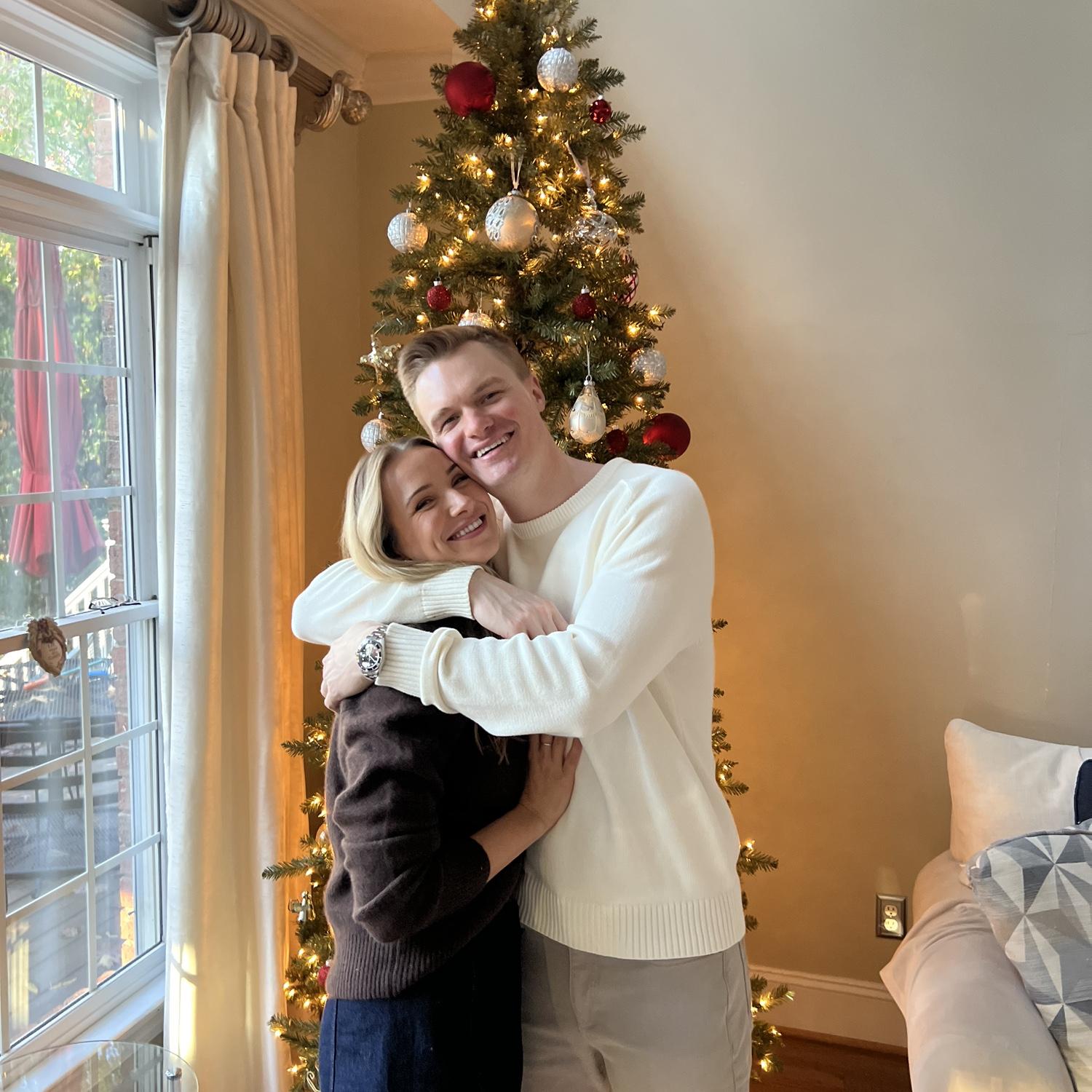 Our first Christmas together in NC