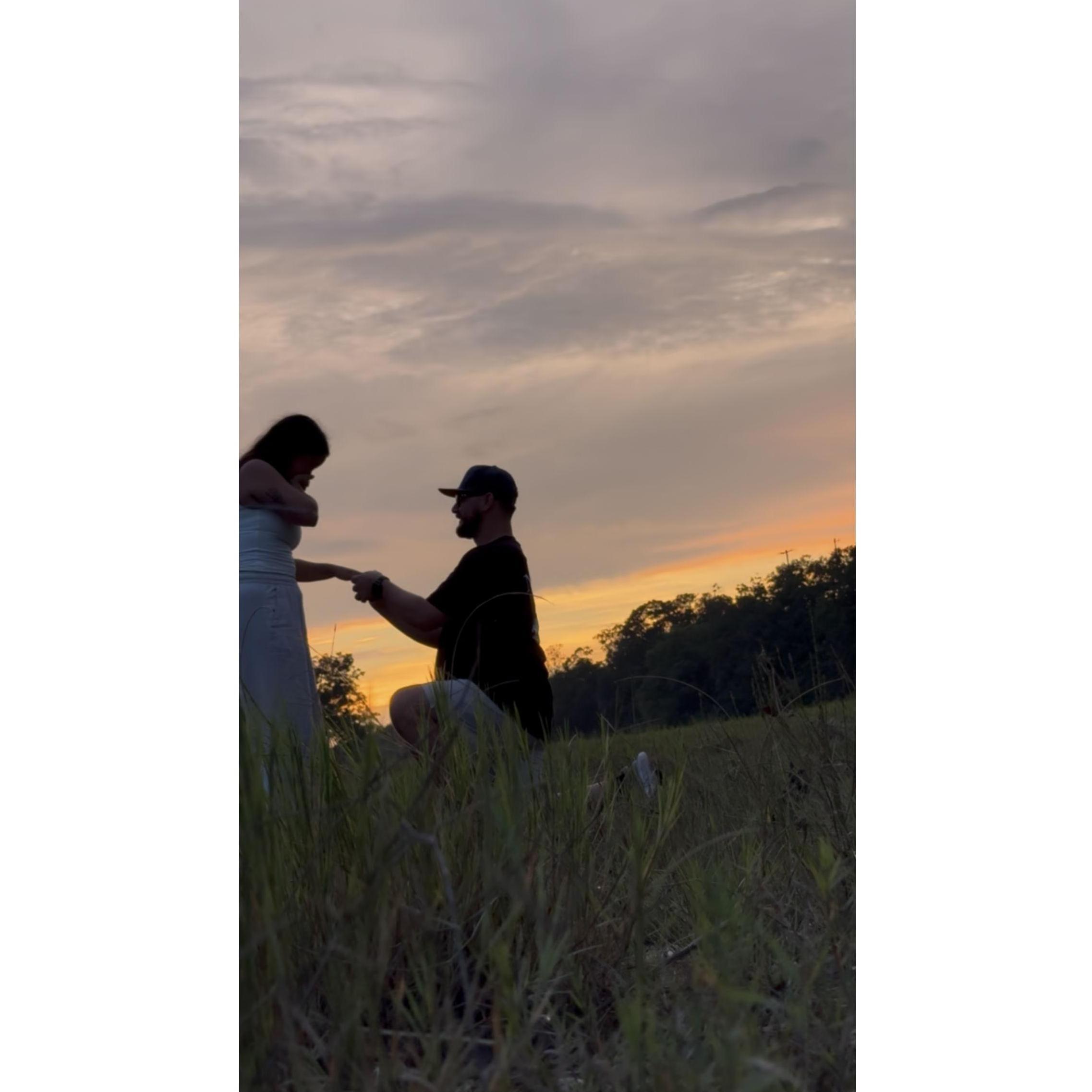 Ryan asks Savannah to marry him in Fredericksburg at The Resort on the Perdernales River