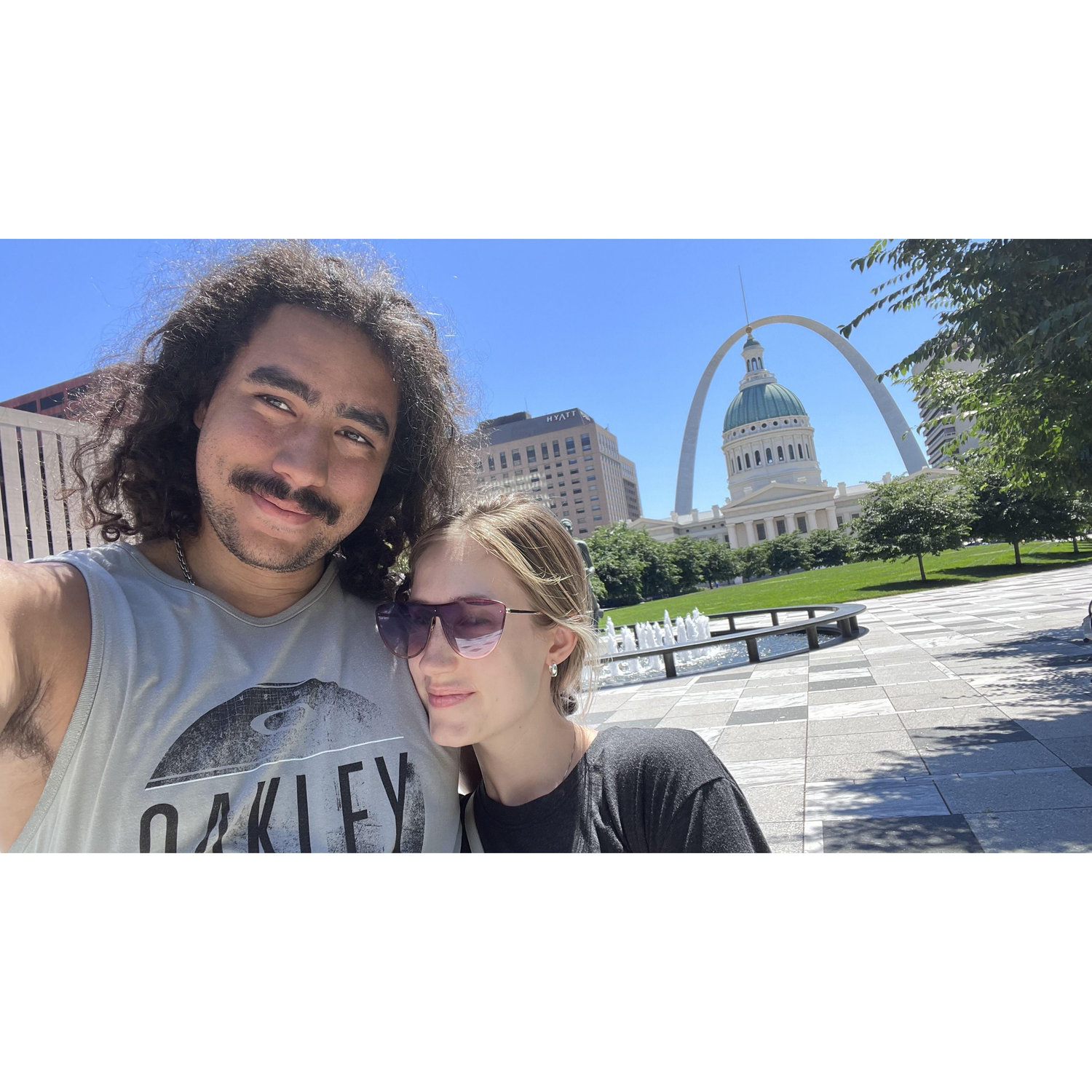 We make frequent trips back to Saint Louis to visit family.