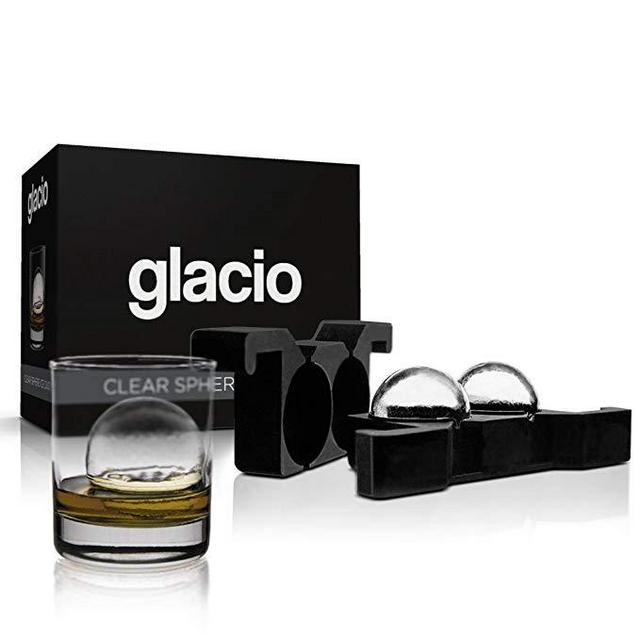 glacio Clear Sphere Ice Duo | Crystal Clear Ice Ball Maker