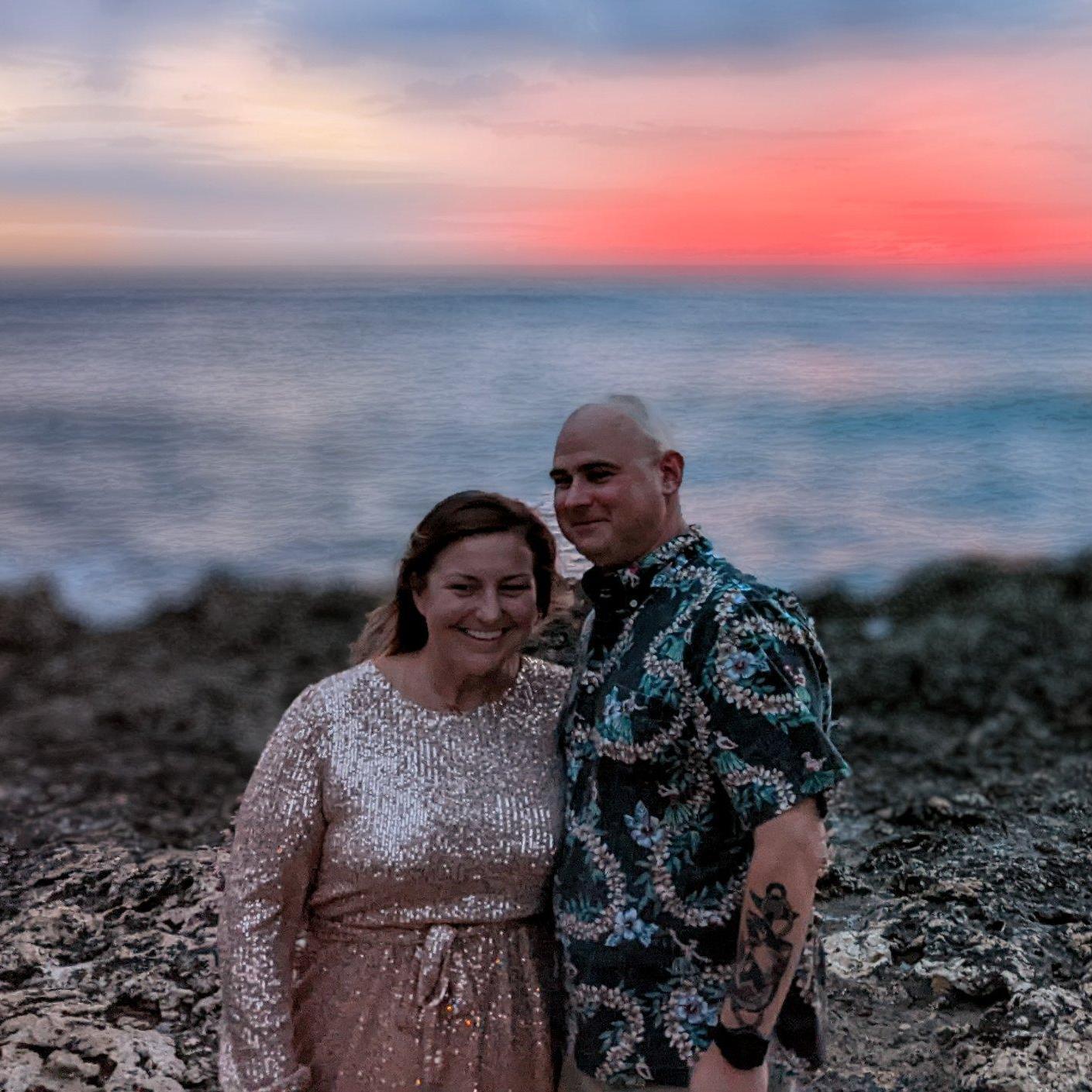 2022 - A perfect 37th birthday: Good food, better friends, and a sunset that almost upstaged the birthday girls.