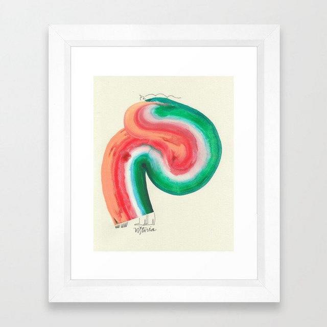 The Coffee Is Kicking In Framed Art Print