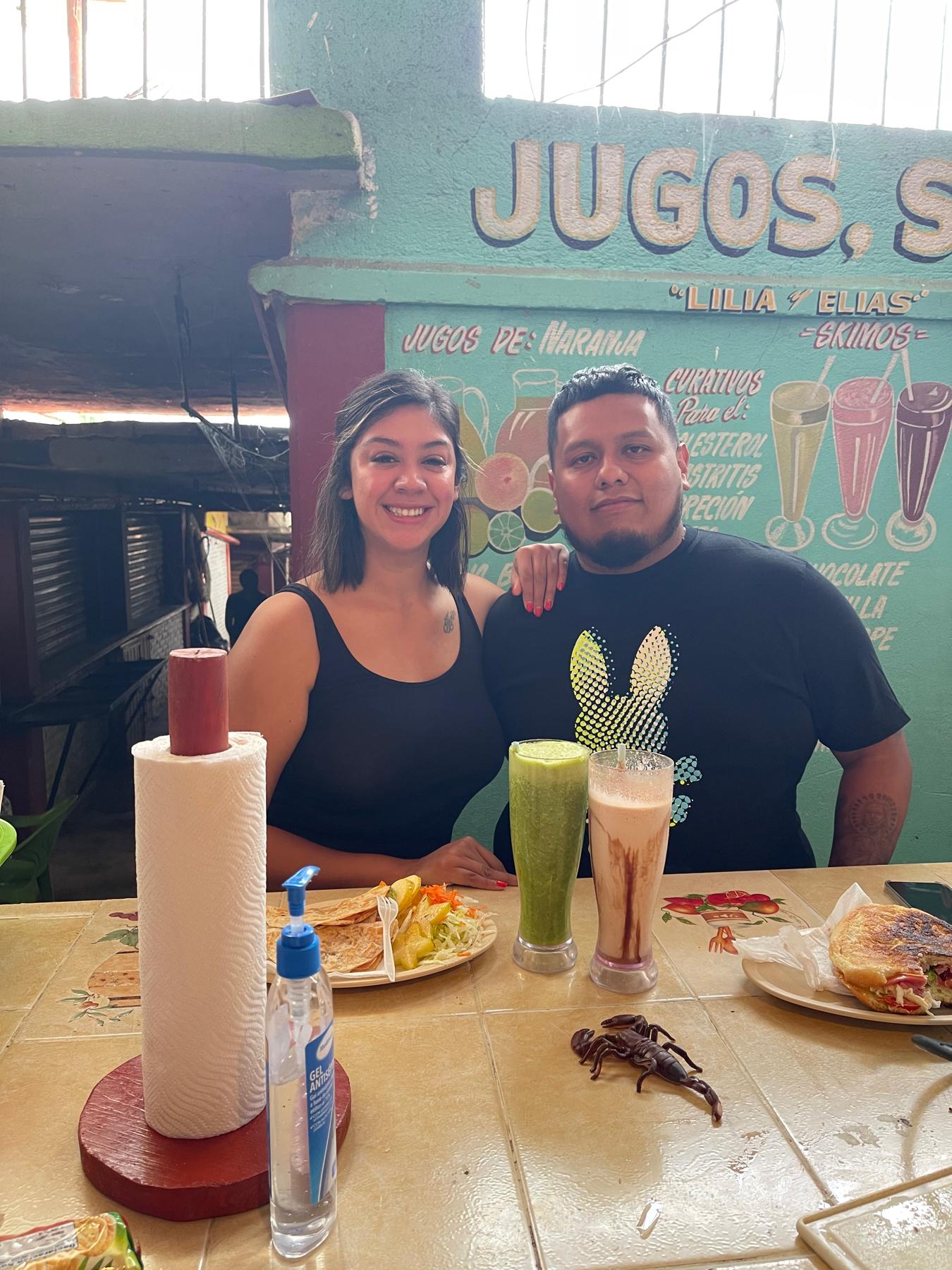 Our favorite breakfast location in Xaltianguis, Gerrero
