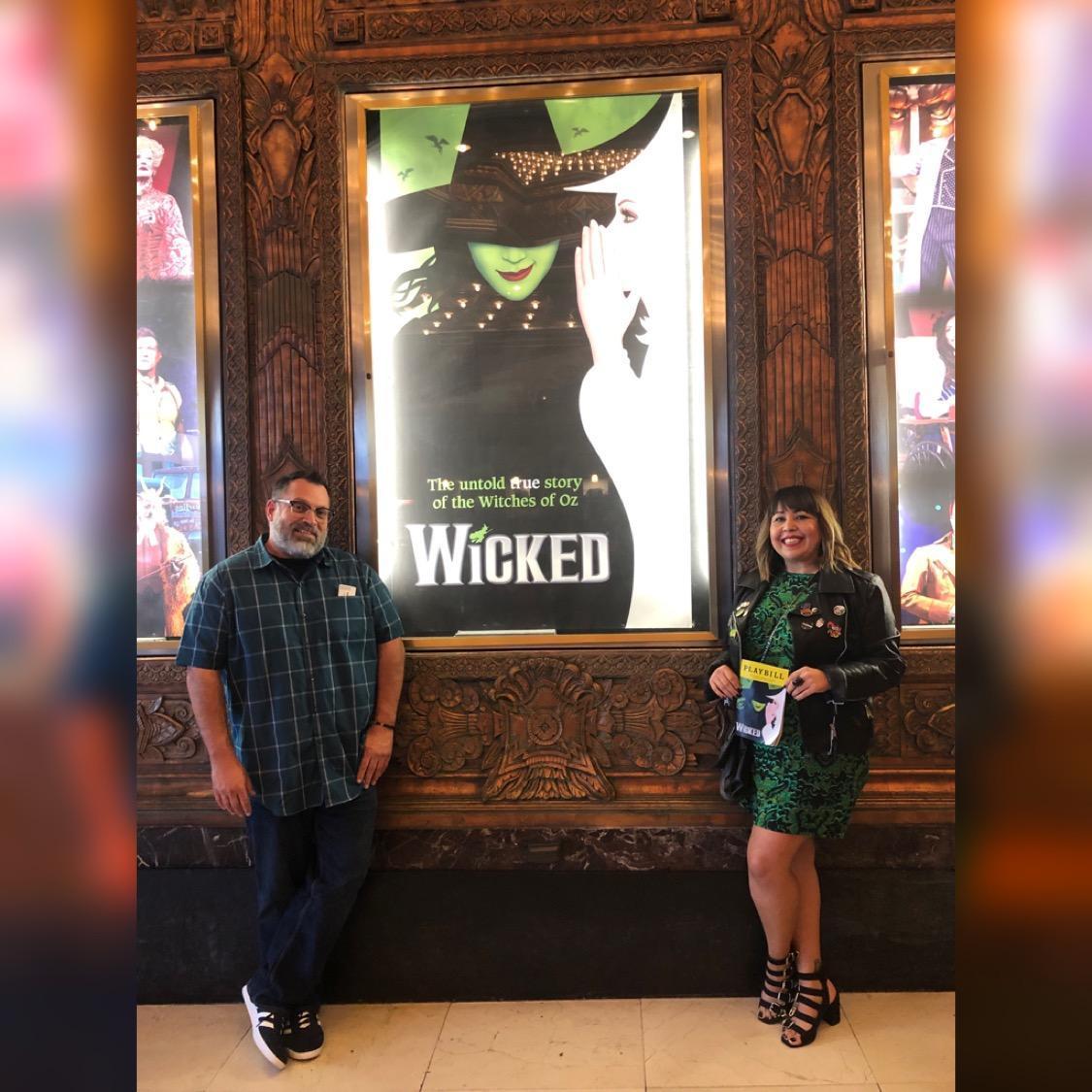 Wicked - Our first play.