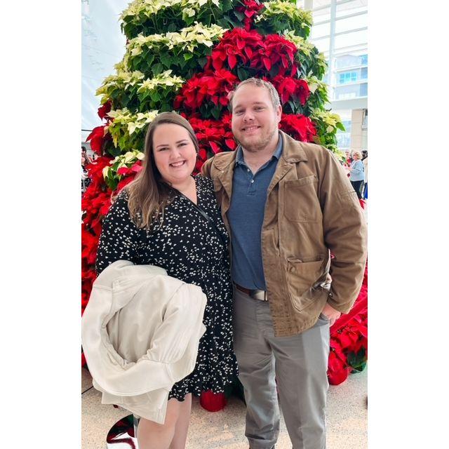 Garrett was a good sport and went to see the Nutcracker with Emily - Dec 2022